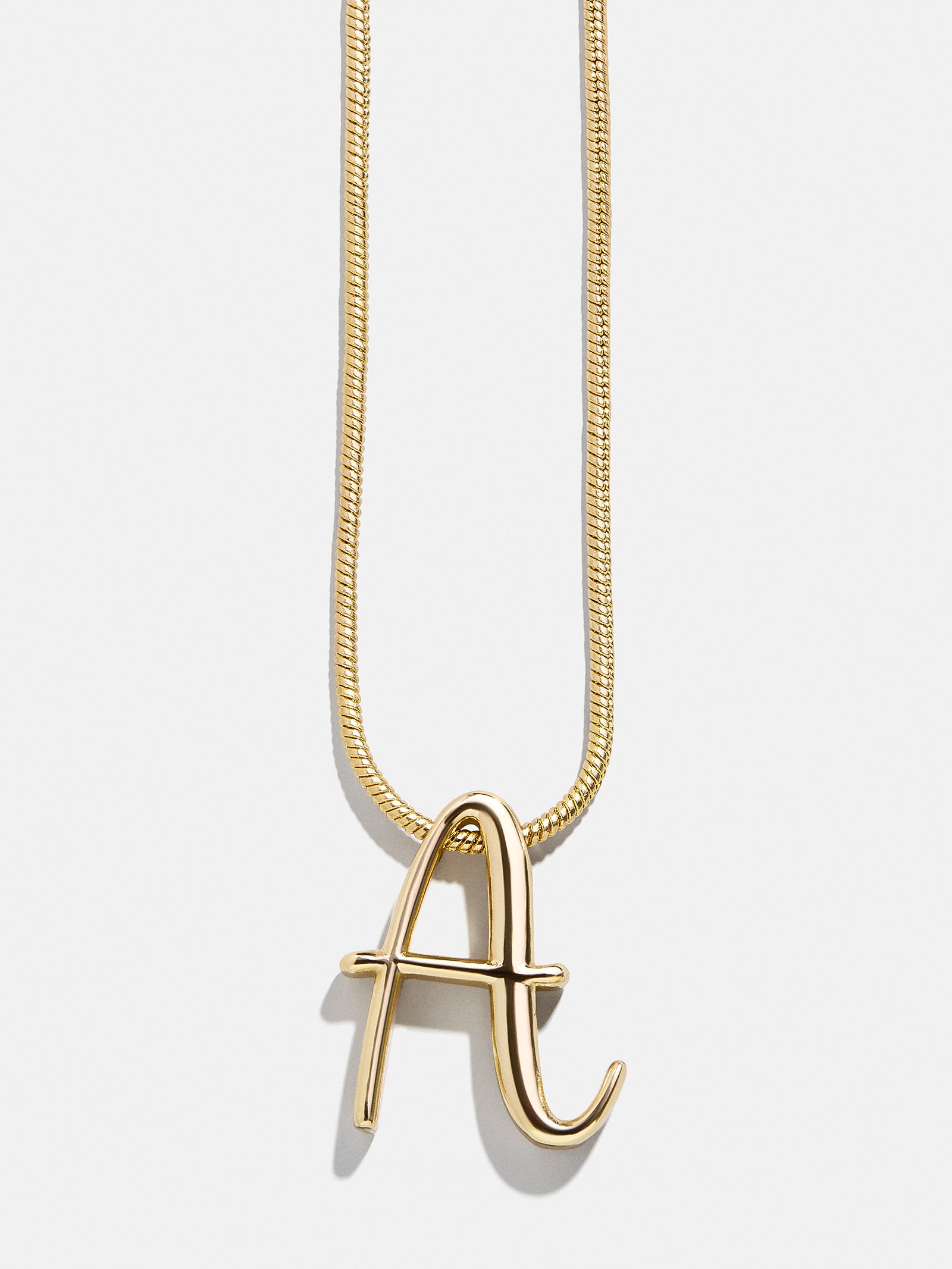 Classic Script Initial Necklace - Classic Script - Image 3