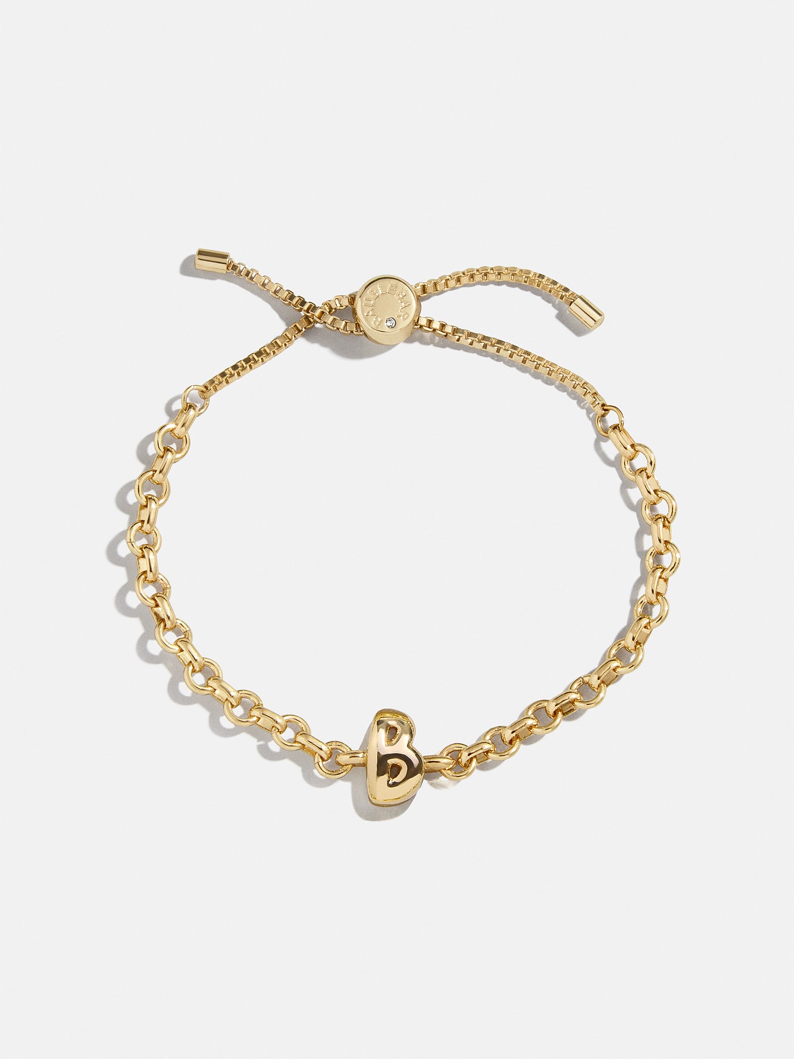 Bubble Initial Custom Chain Bracelet - Chain Bracelet - Image 4