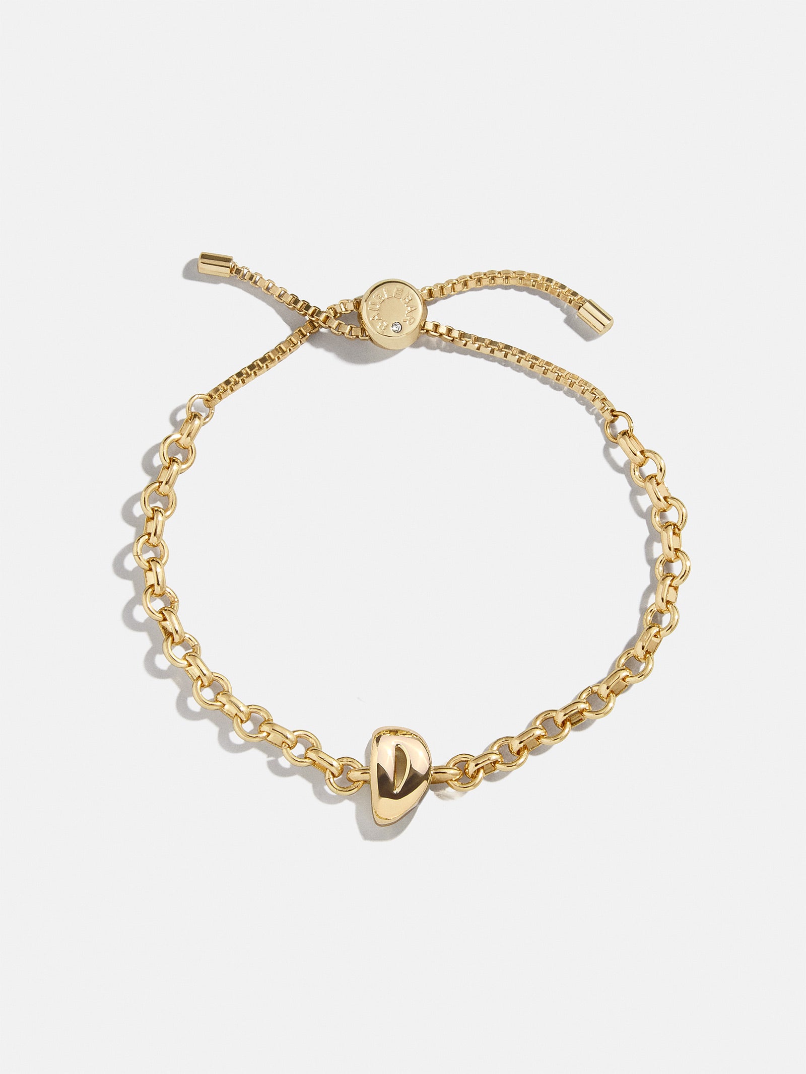 Bubble Initial Custom Chain Bracelet - Chain Bracelet - Image 6