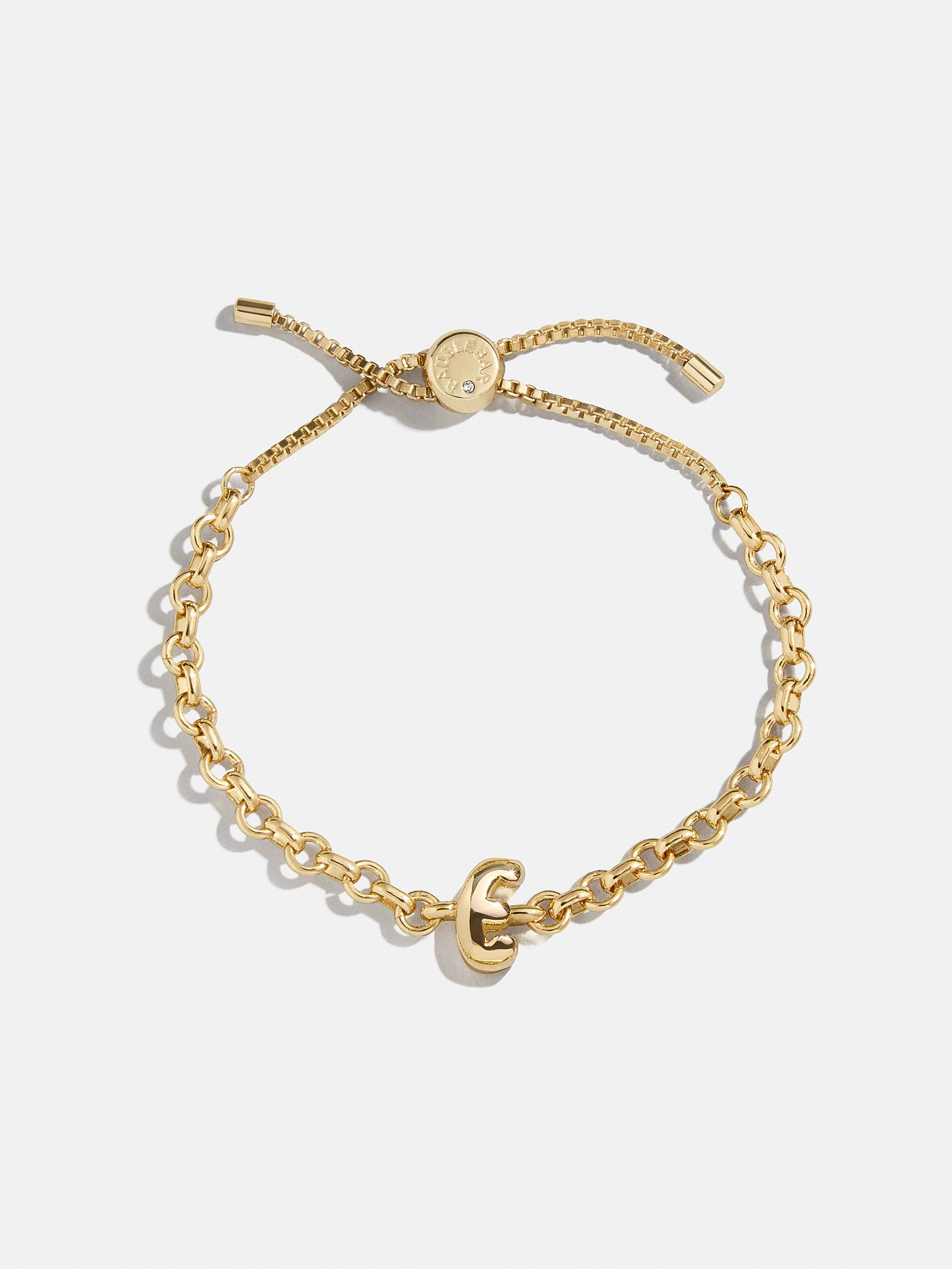 Bubble Initial Custom Chain Bracelet - Chain Bracelet - Image 7