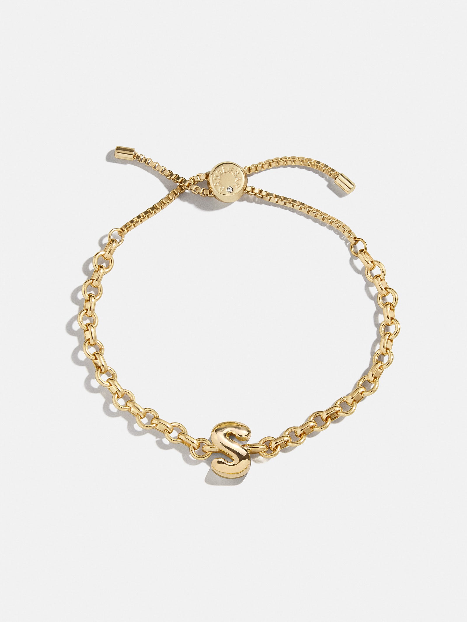 Bubble Initial Custom Chain Bracelet - Chain Bracelet - Image 21