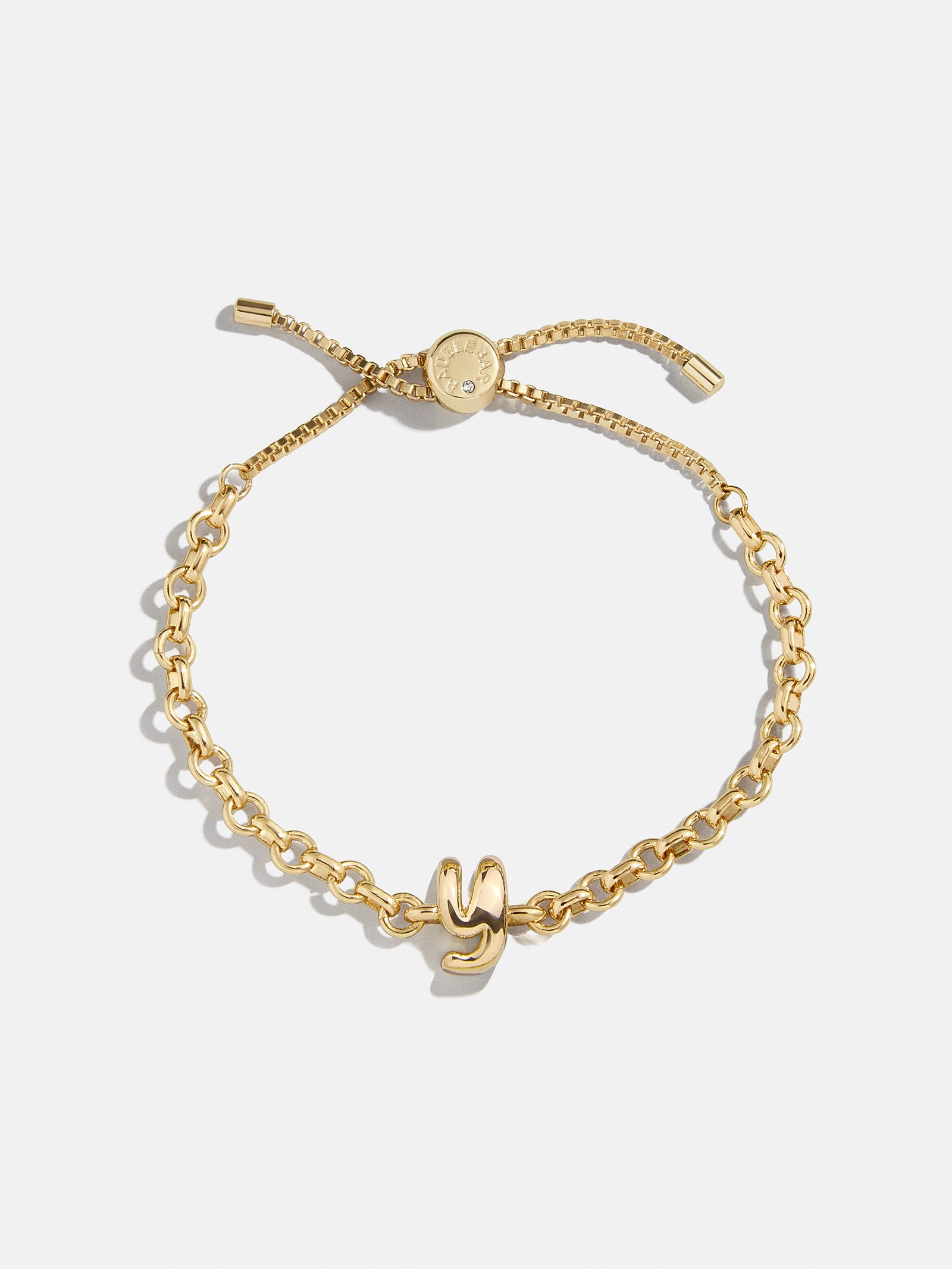 Bubble Initial Custom Chain Bracelet - Chain Bracelet - Image 27