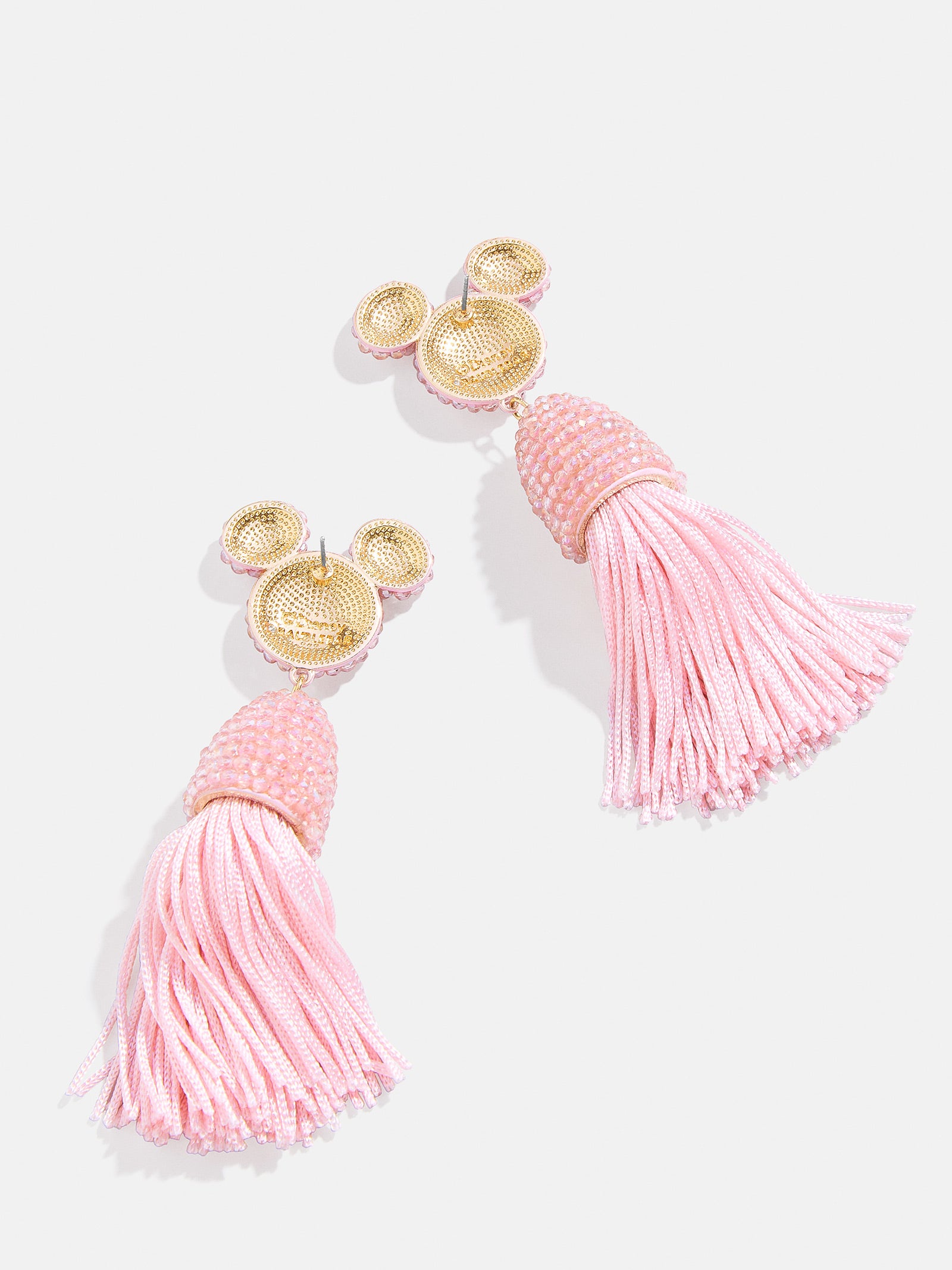 Disney Mickey Mouse Tassel Earrings - Light Pink - Image 3