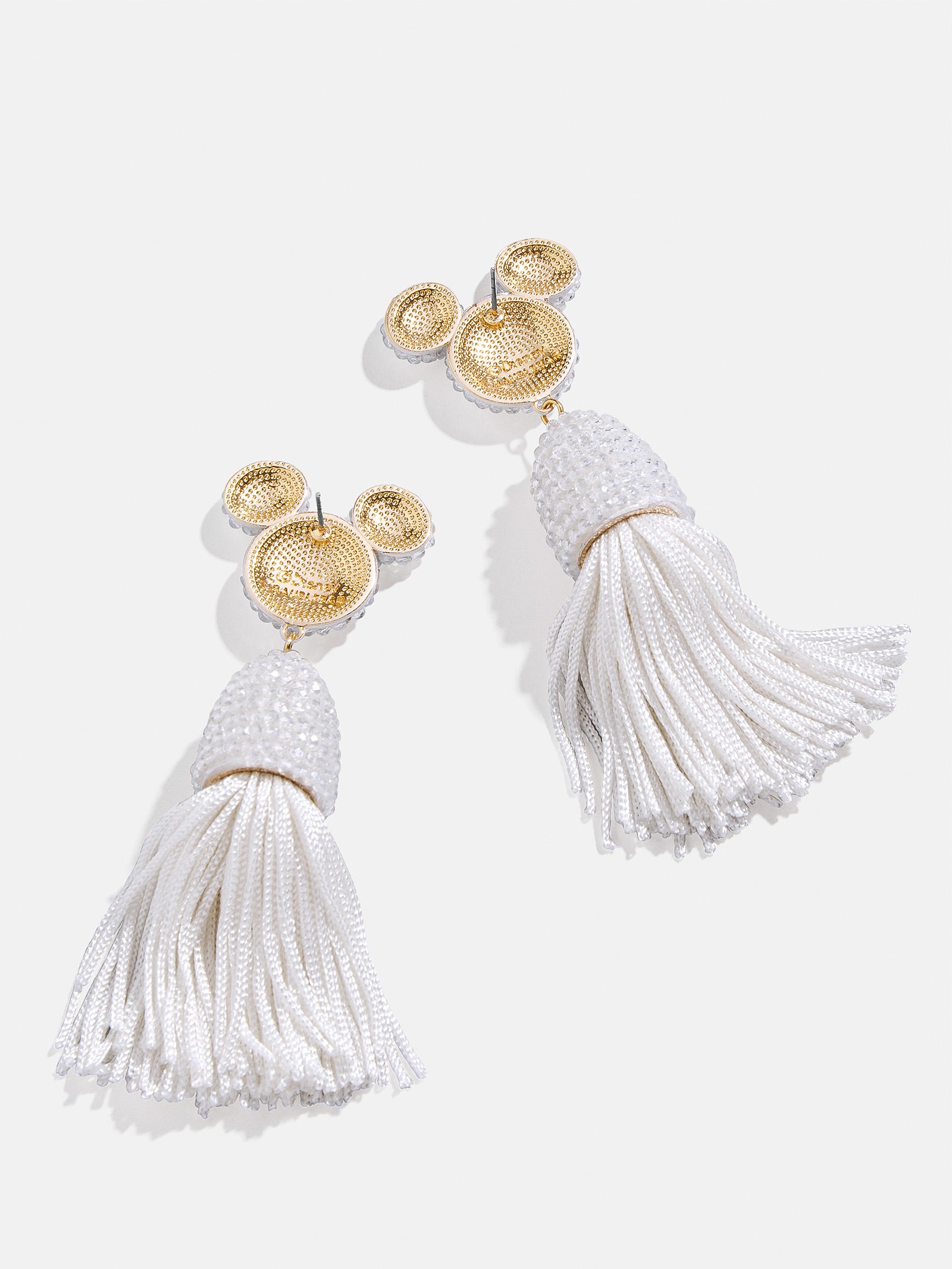 Disney Mickey Mouse Tassel Earrings - White - Image 3