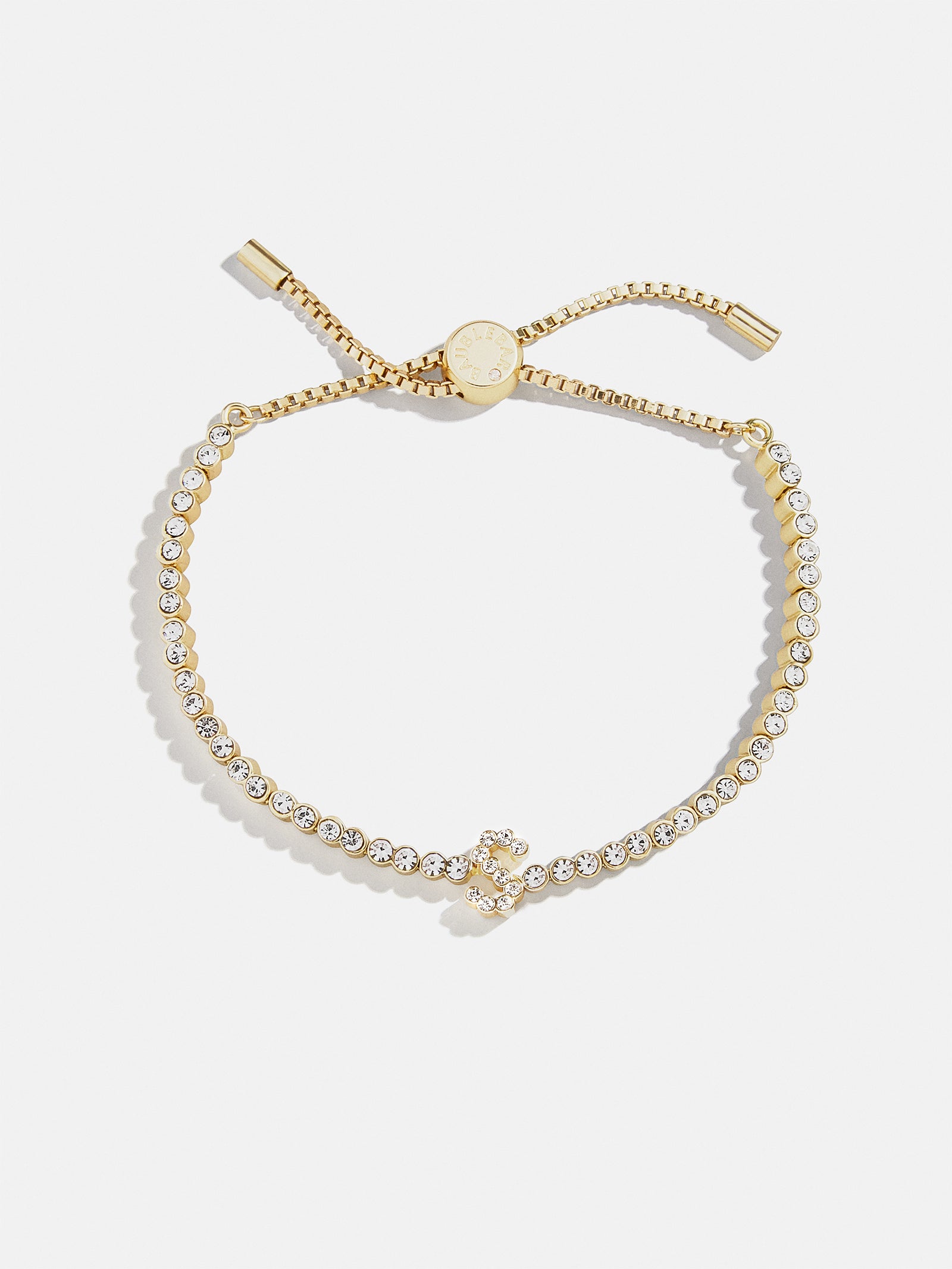 Tennis Initial Bracelet - Gold/Pav?? - Image 21