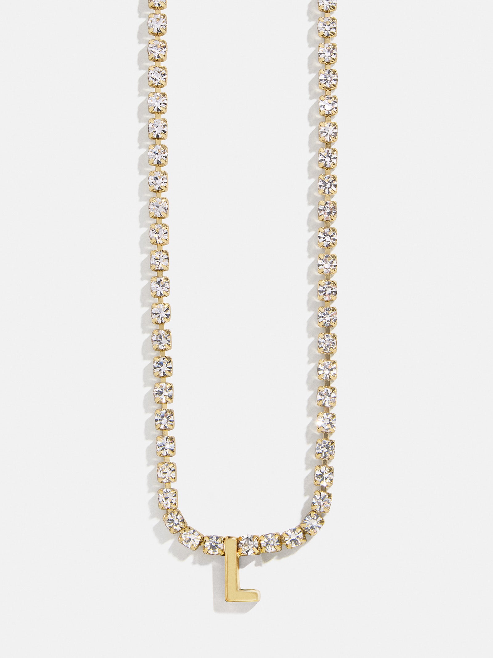 Ruth Initial Tennis Necklace - Gold/Pav?? - Image 15