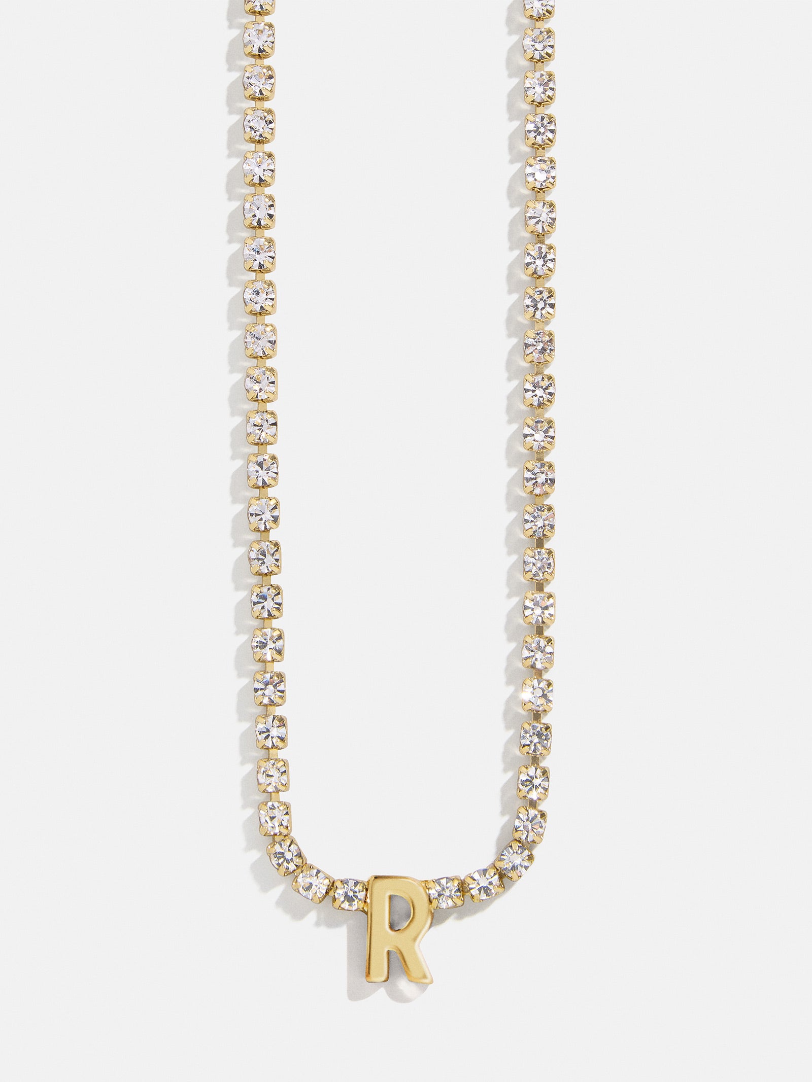 Ruth Initial Tennis Necklace - Gold/Pav?? - Image 21