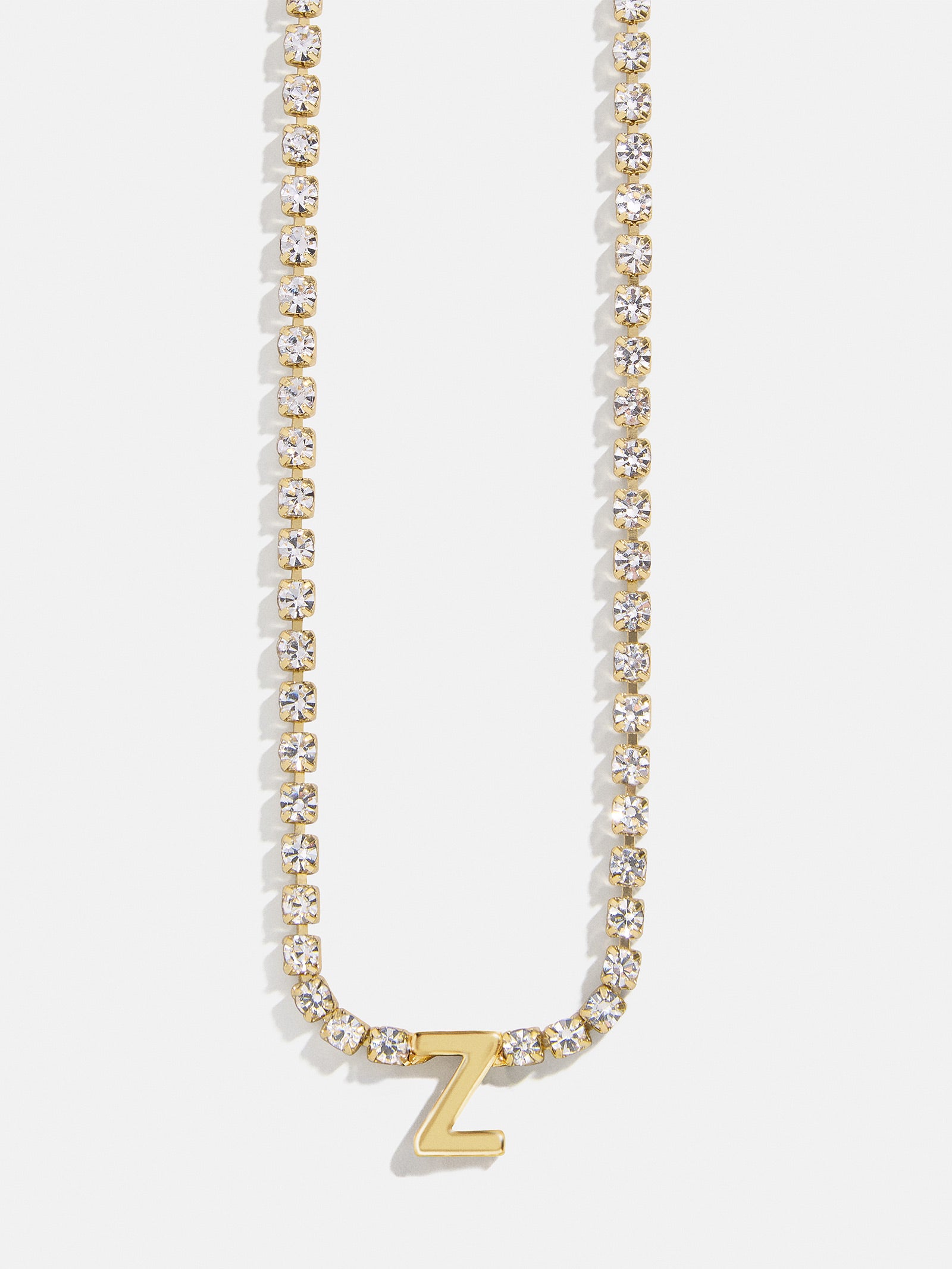 Ruth Initial Tennis Necklace - Gold/Pav?? - Image 29