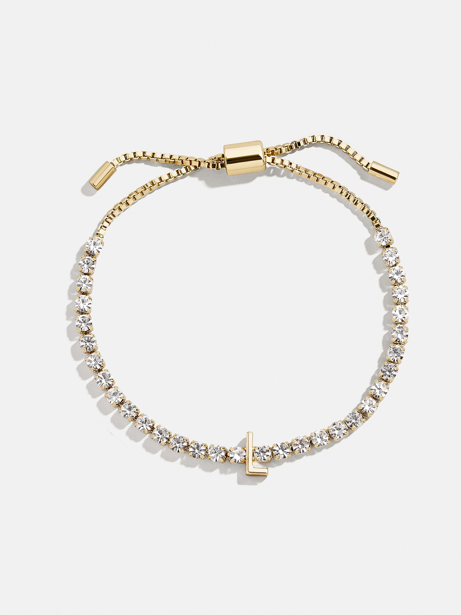 Lyanna Initial Tennis Bracelet - Gold/Pav?? - Image 15