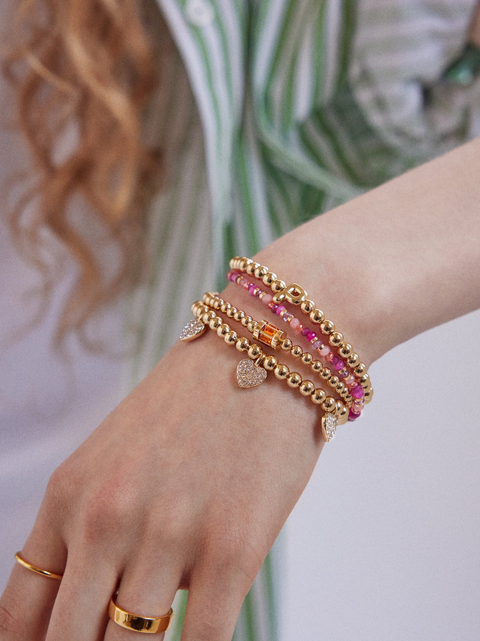 Tatum Birthstone Bracelet - Ruby - Image 2