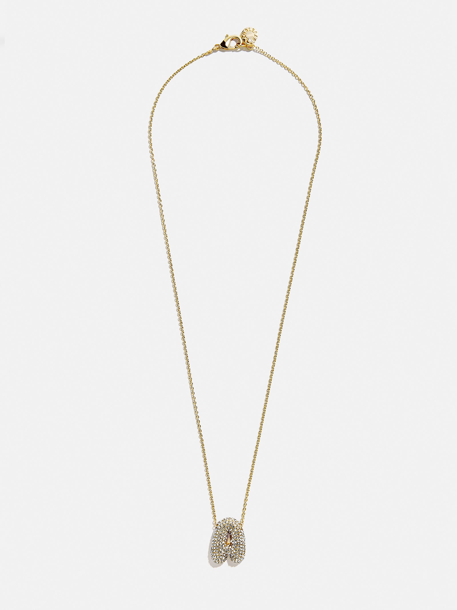 Kids' Bubble Initial Necklace - Gold/Pav?? - Image 30