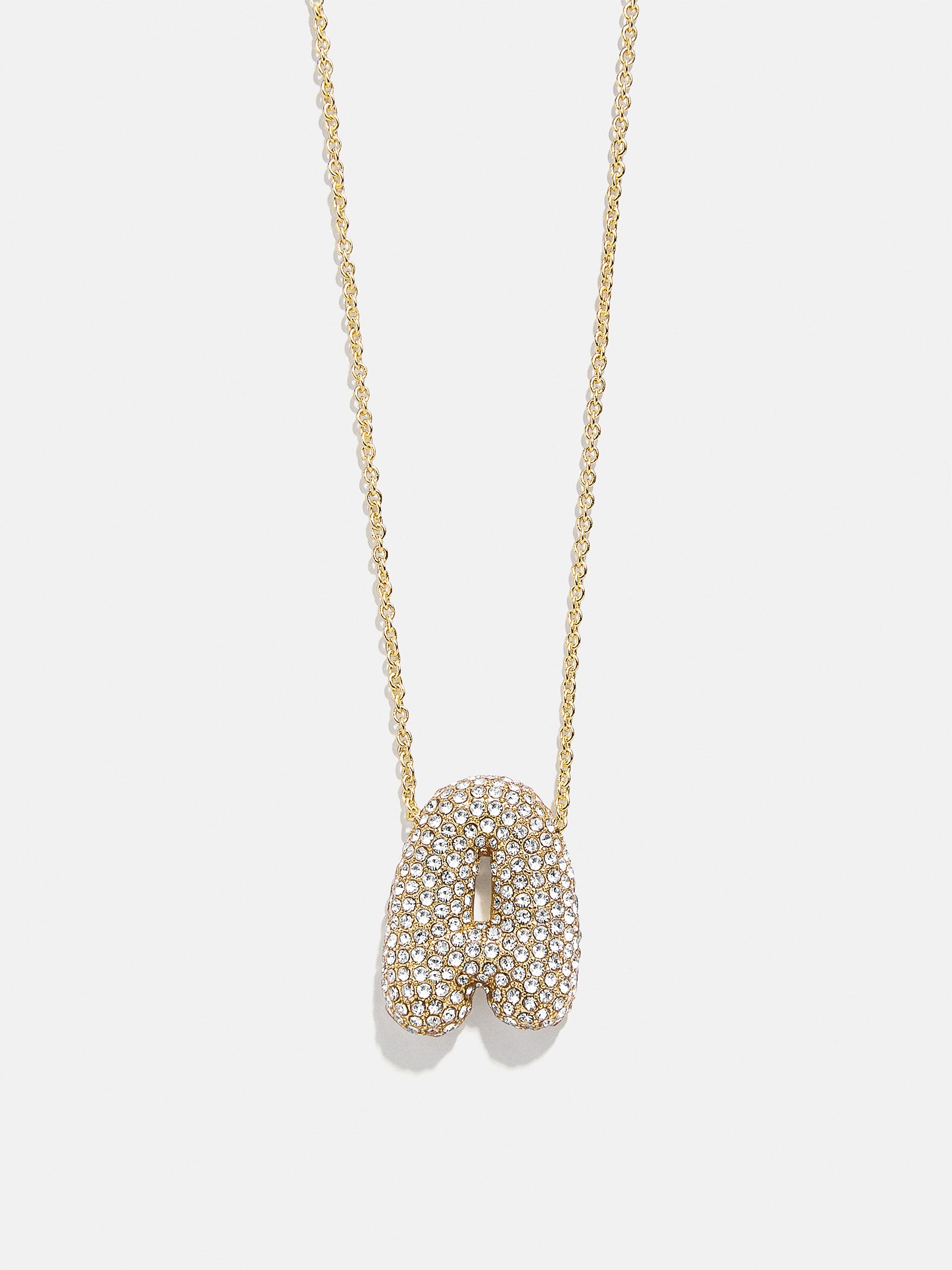 Kids' Bubble Initial Necklace - Gold/Pav?? - Image 3