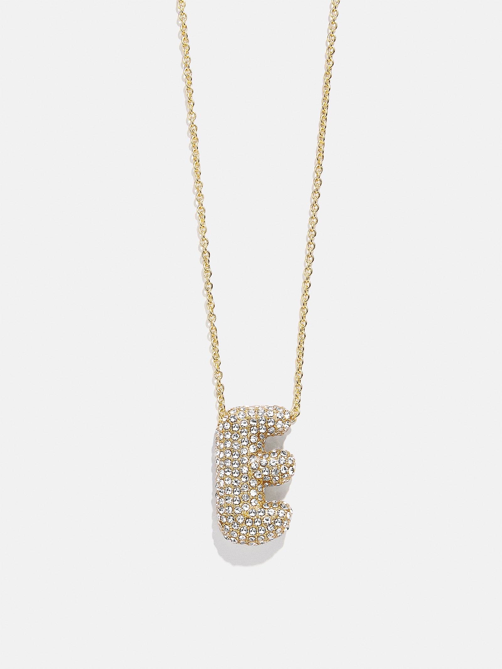 Kids' Bubble Initial Necklace - Gold/Pav?? - Image 7