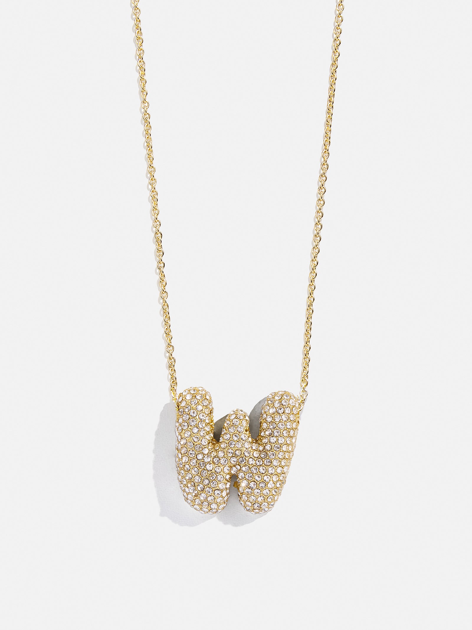 Kids' Bubble Initial Necklace - Gold/Pav?? - Image 24