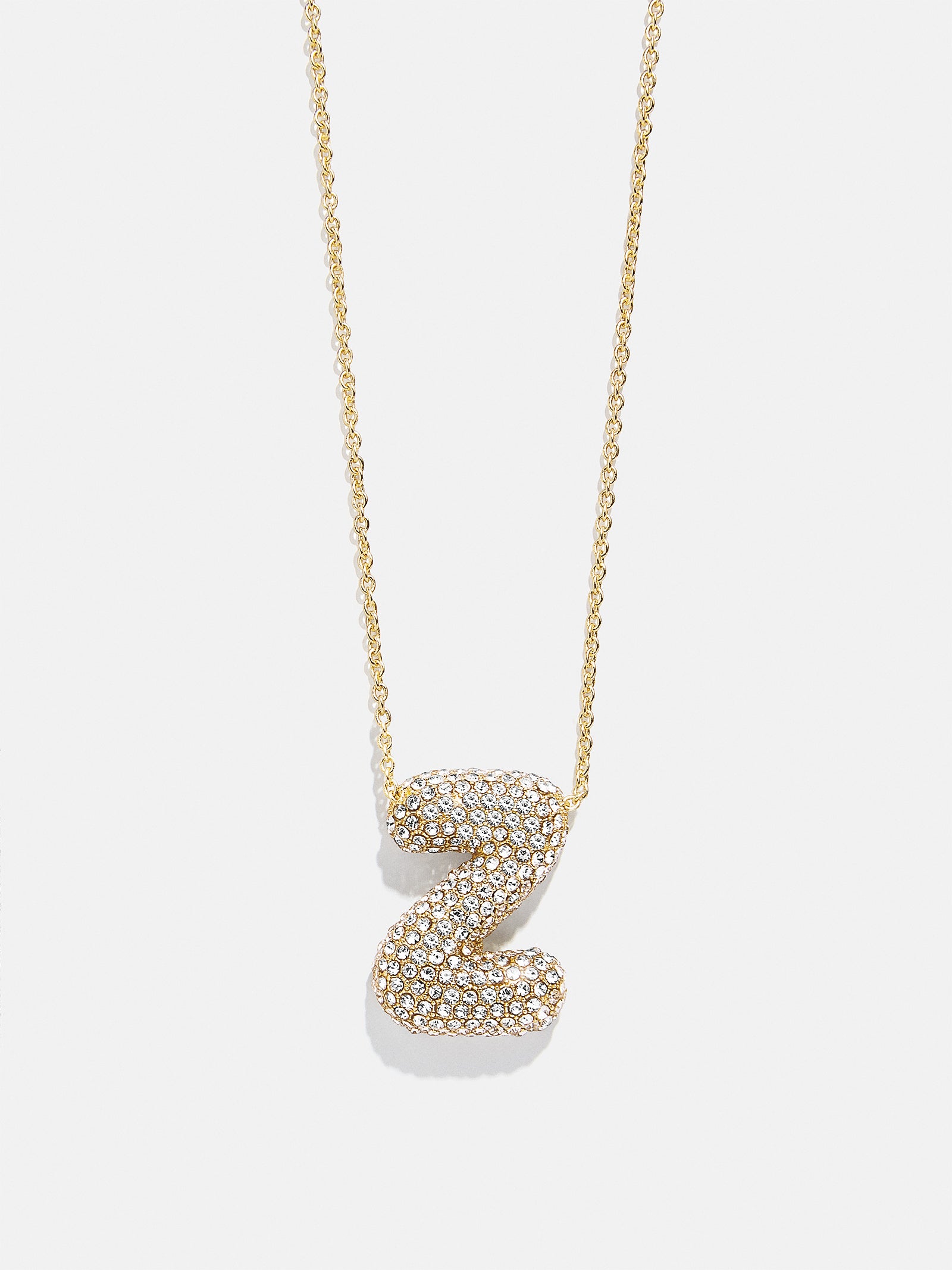 Kids' Bubble Initial Necklace - Gold/Pav?? - Image 27