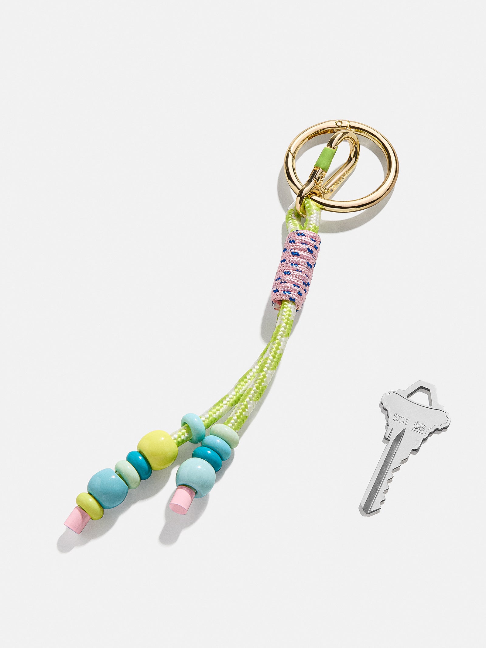 Zoe Beaded Bag Charm - Light Green - Image 3