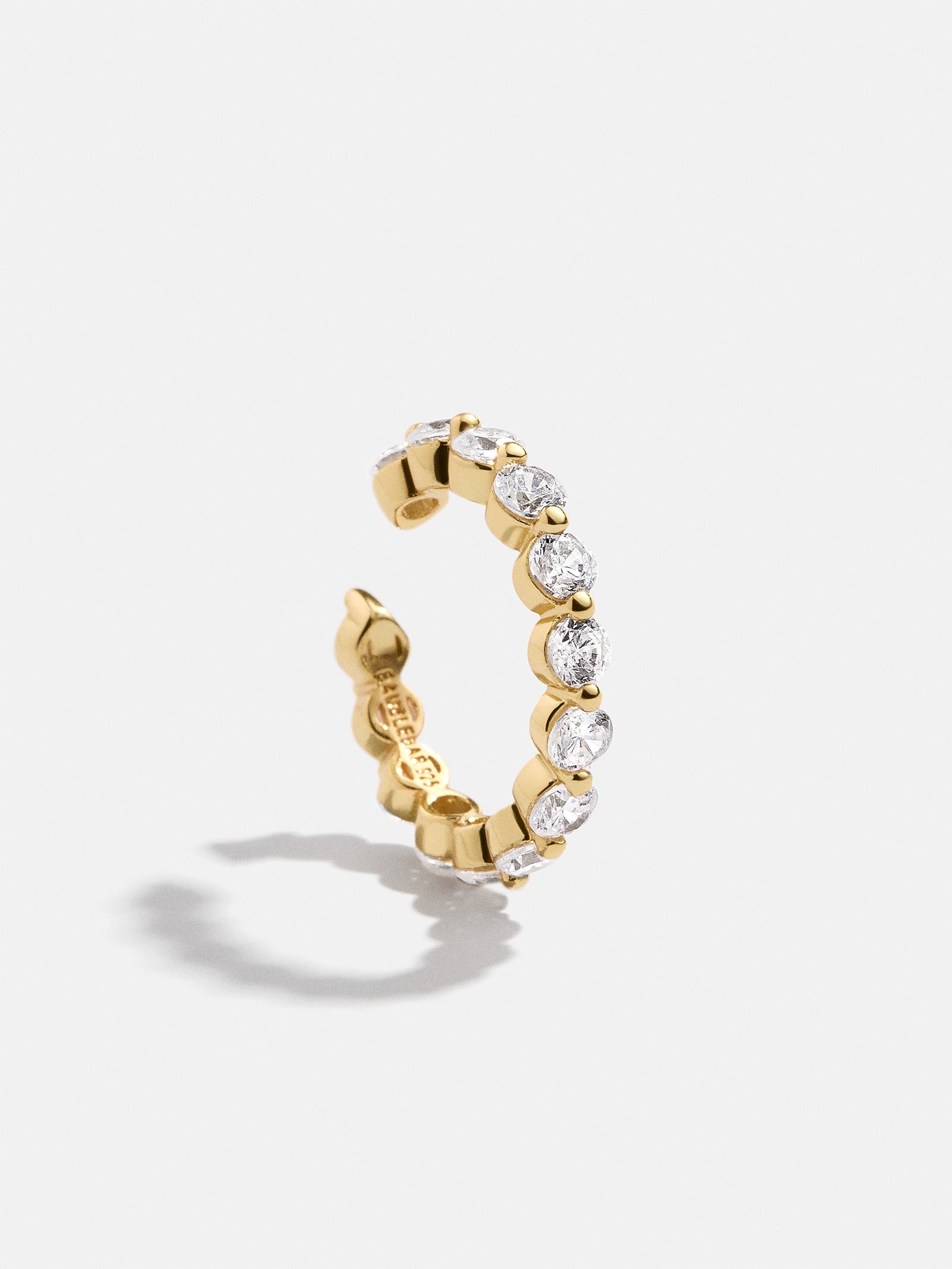 Veda 18K Gold Ear Cuff - Gold/Pav??