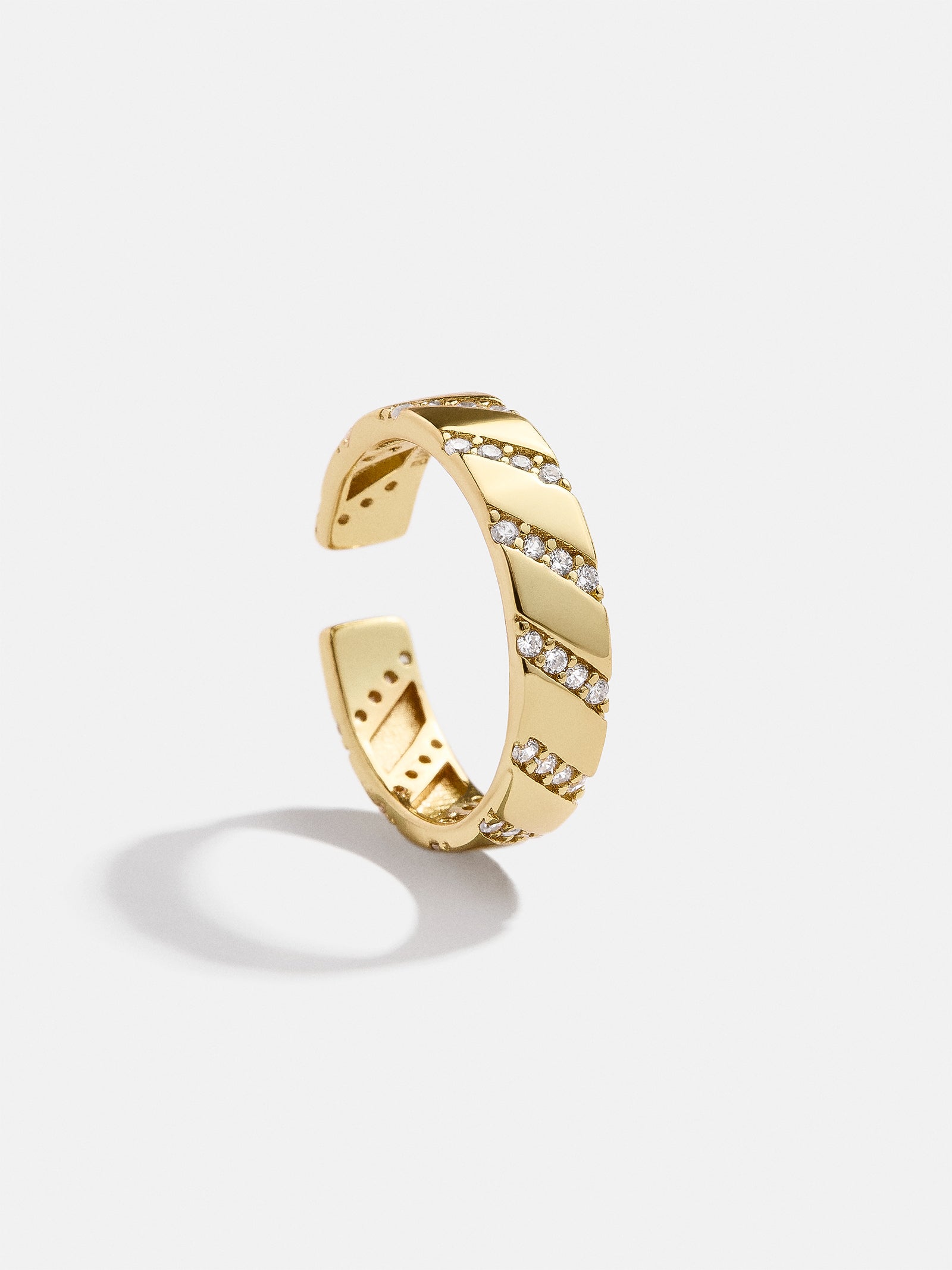 Shay 18K Gold Ear Cuff - Gold/Pav??