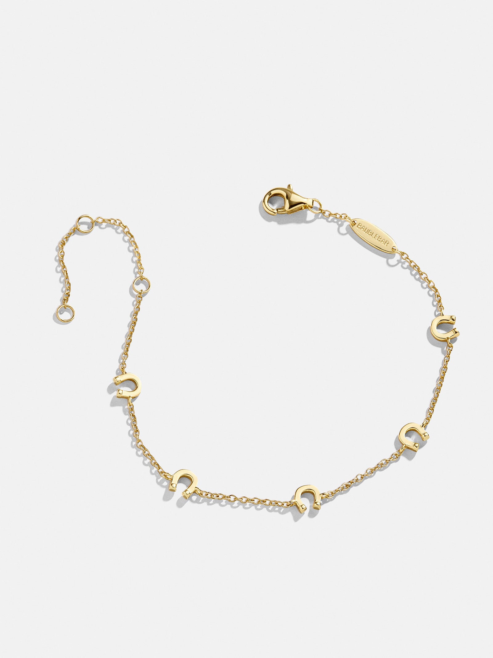 18K Gold Horseshoe Bracelet - Horseshoe - Image 3