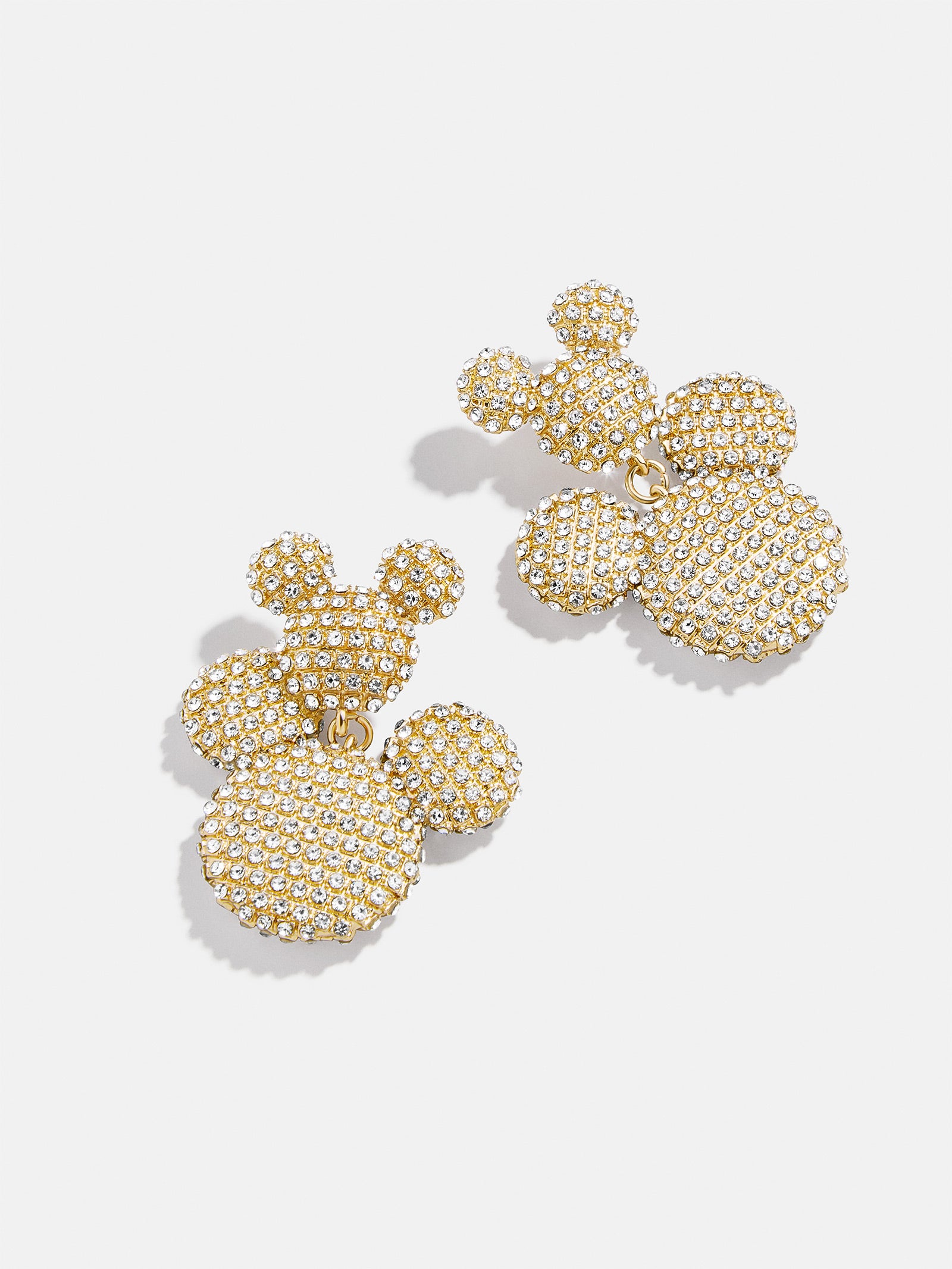 Disney Mickey Mouse Pav?? Statement Earrings - Gold/Pav??