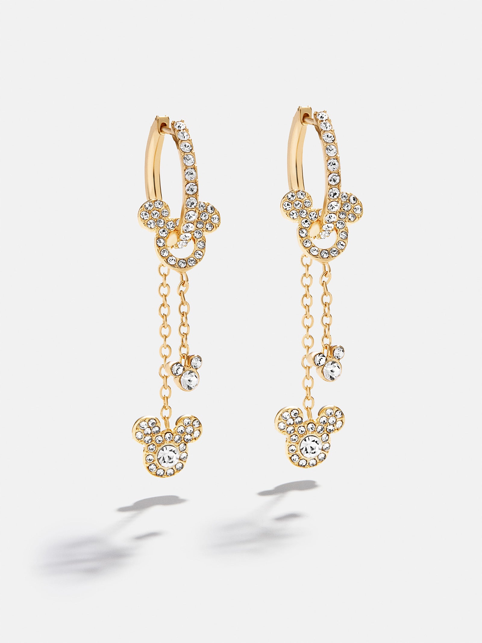 Disney Mickey Mouse?Drop Earrings - Gold/Pav??