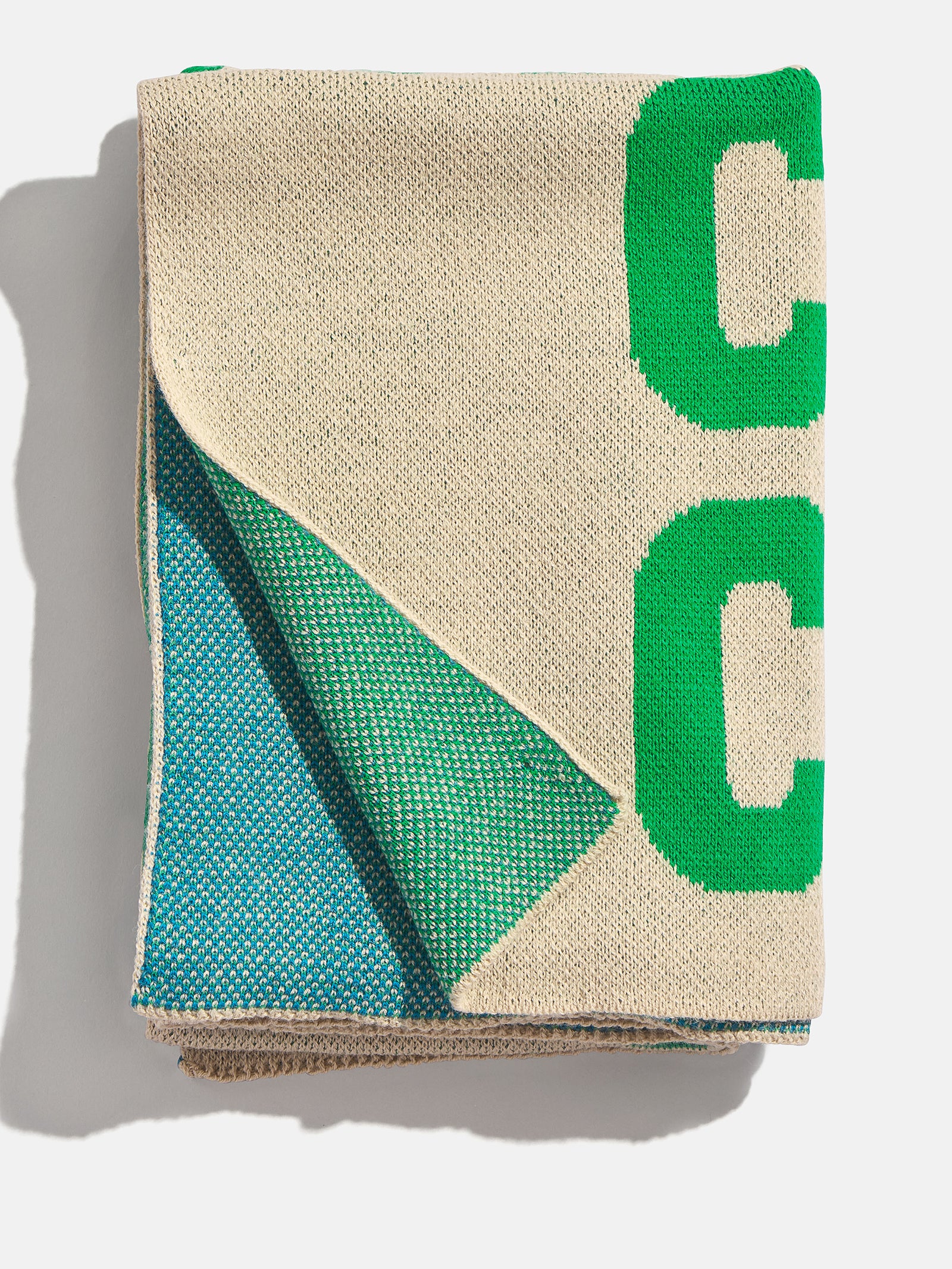 Ombre Name Custom Blanket - Green/Blue - Image 3