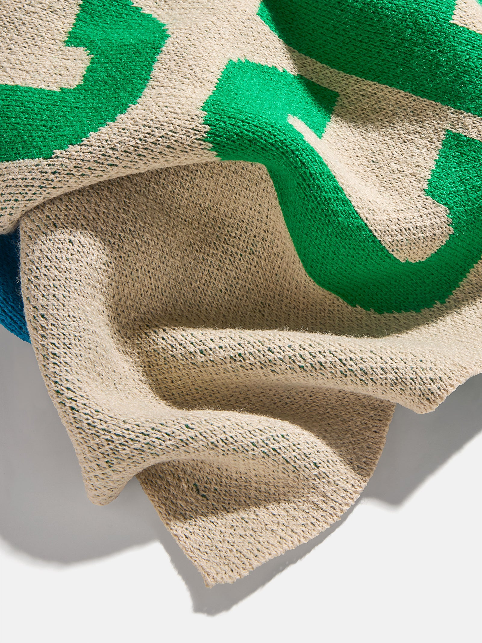 Ombre Name Custom Blanket - Green/Blue - Image 4
