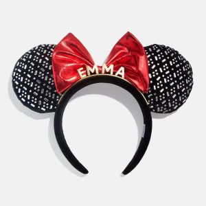 Disney Minnie Mouse Glam Custom Ears Headband - Custom Glam Minnie Mouse Ears