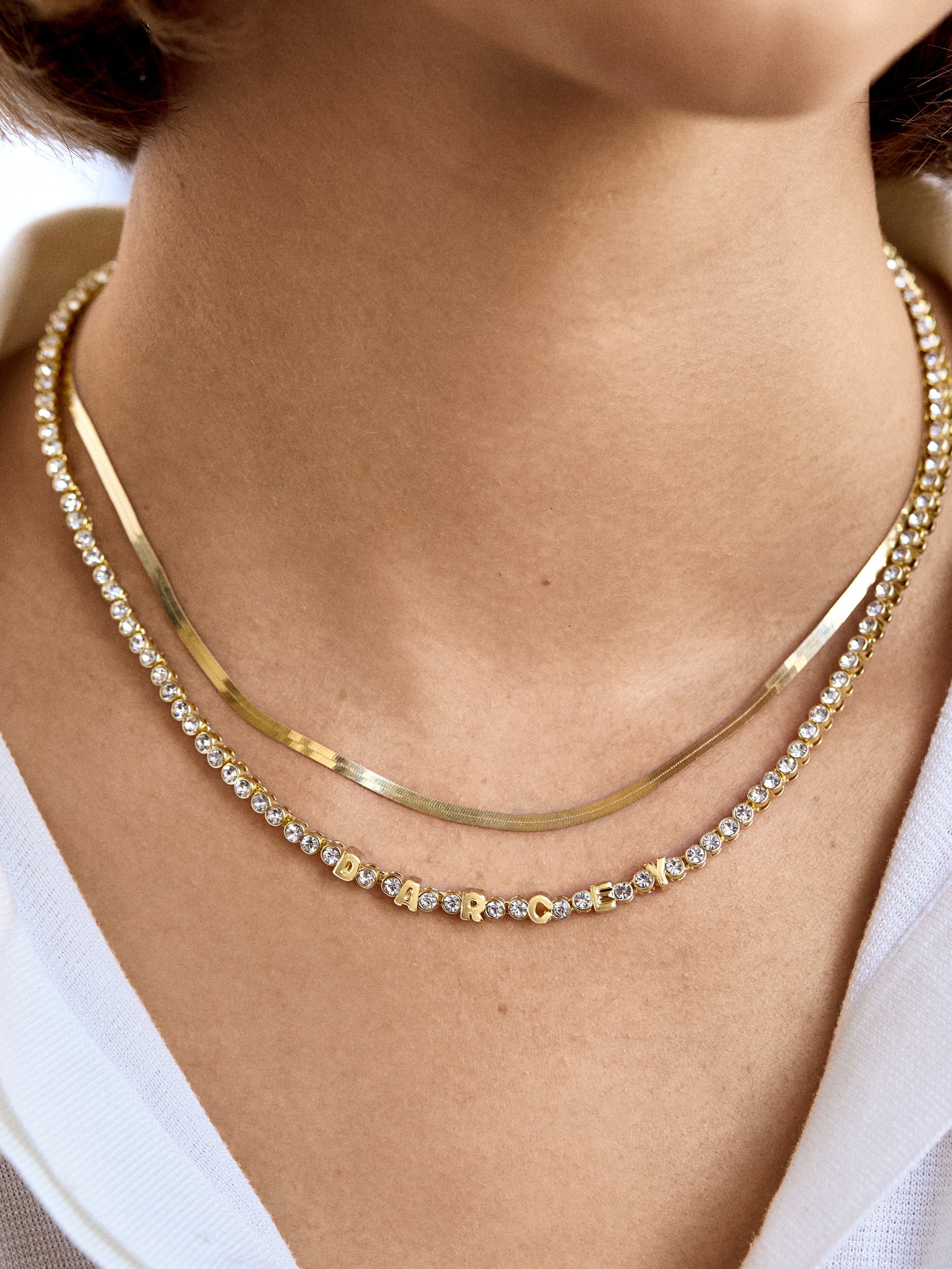 Amalie Bezel Custom Tennis Necklace - Bezel - Image 2