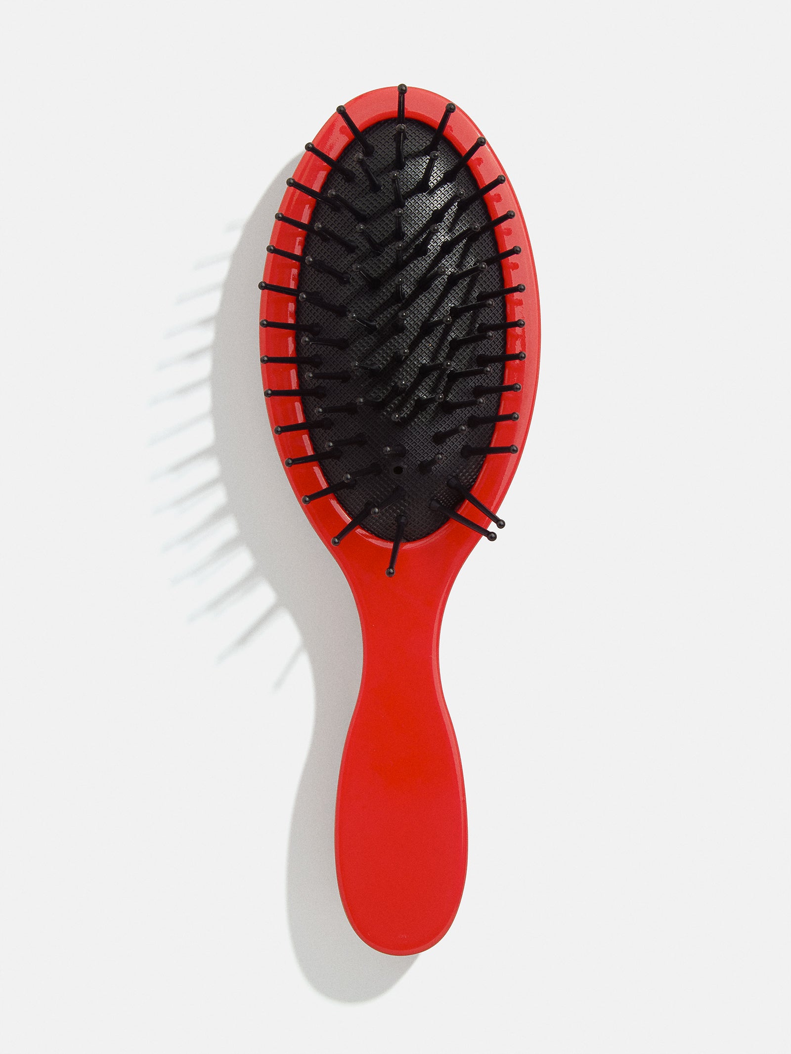 Mini Block Font Custom Hair Brush - Red/Light Blue - Image 4