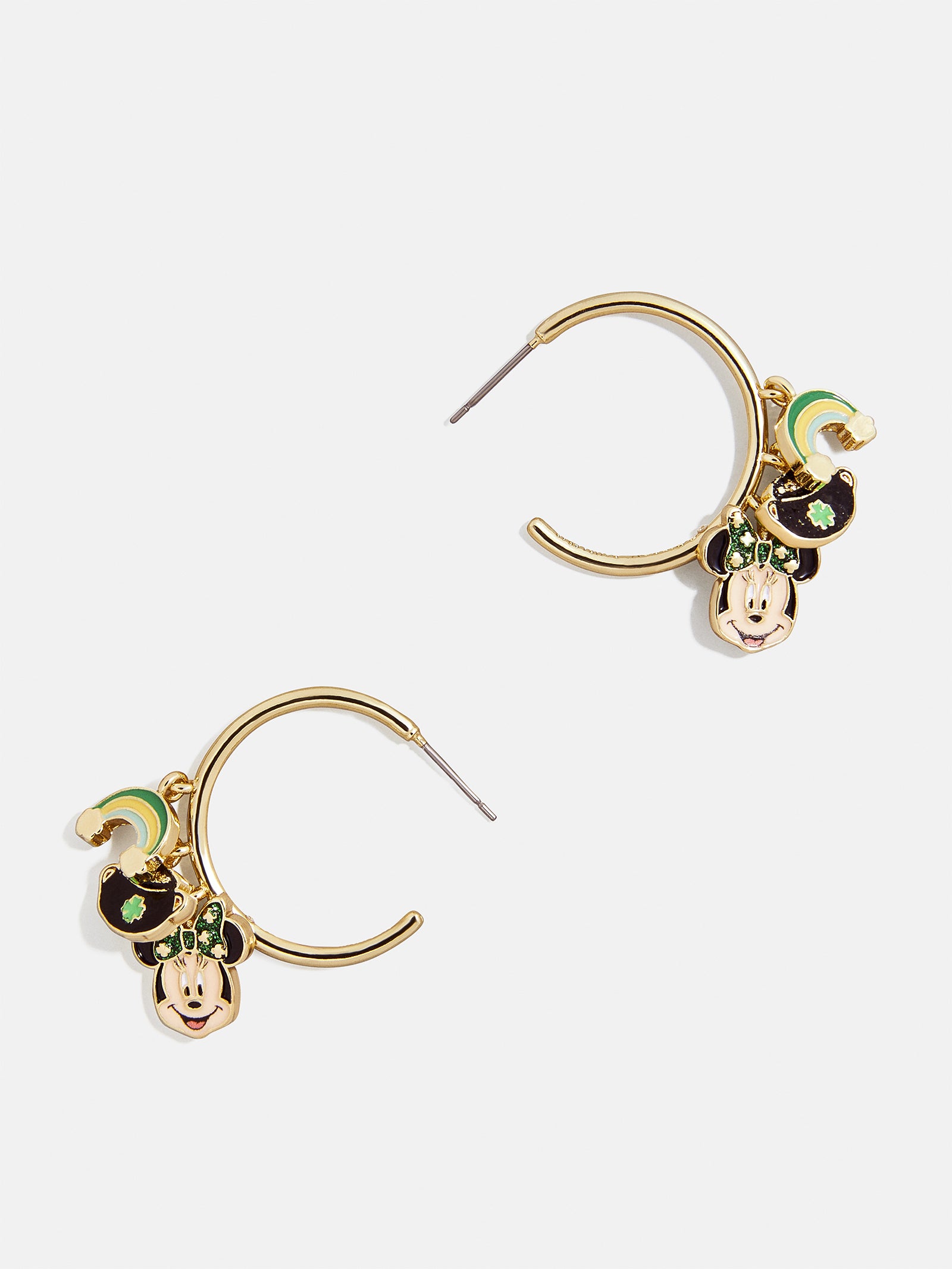 Disney Minnie Mouse Somewhere Over The Rainbow Hoop Earrings - Minnie Mouse - Image 3