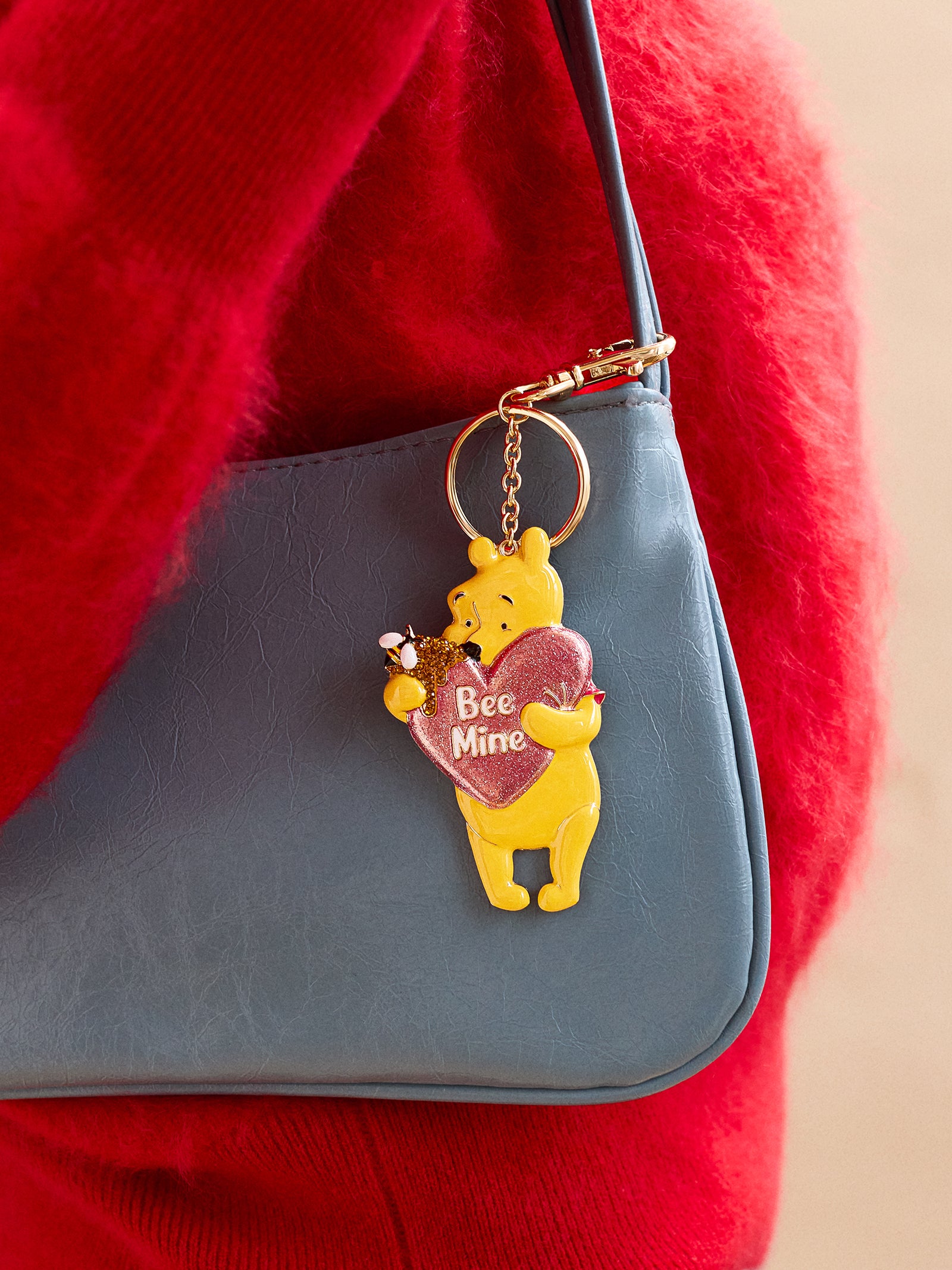 Disney Winnie The Pooh Be Mine 2D Bag Charm - Pooh Bag Charm - Image 2
