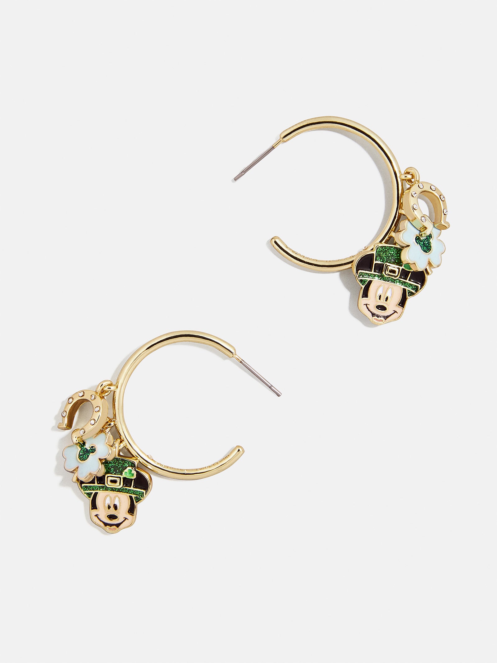 Disney Mickey Mouse Lucky Charms Hoop Earrings - Mickey Mouse - Image 3