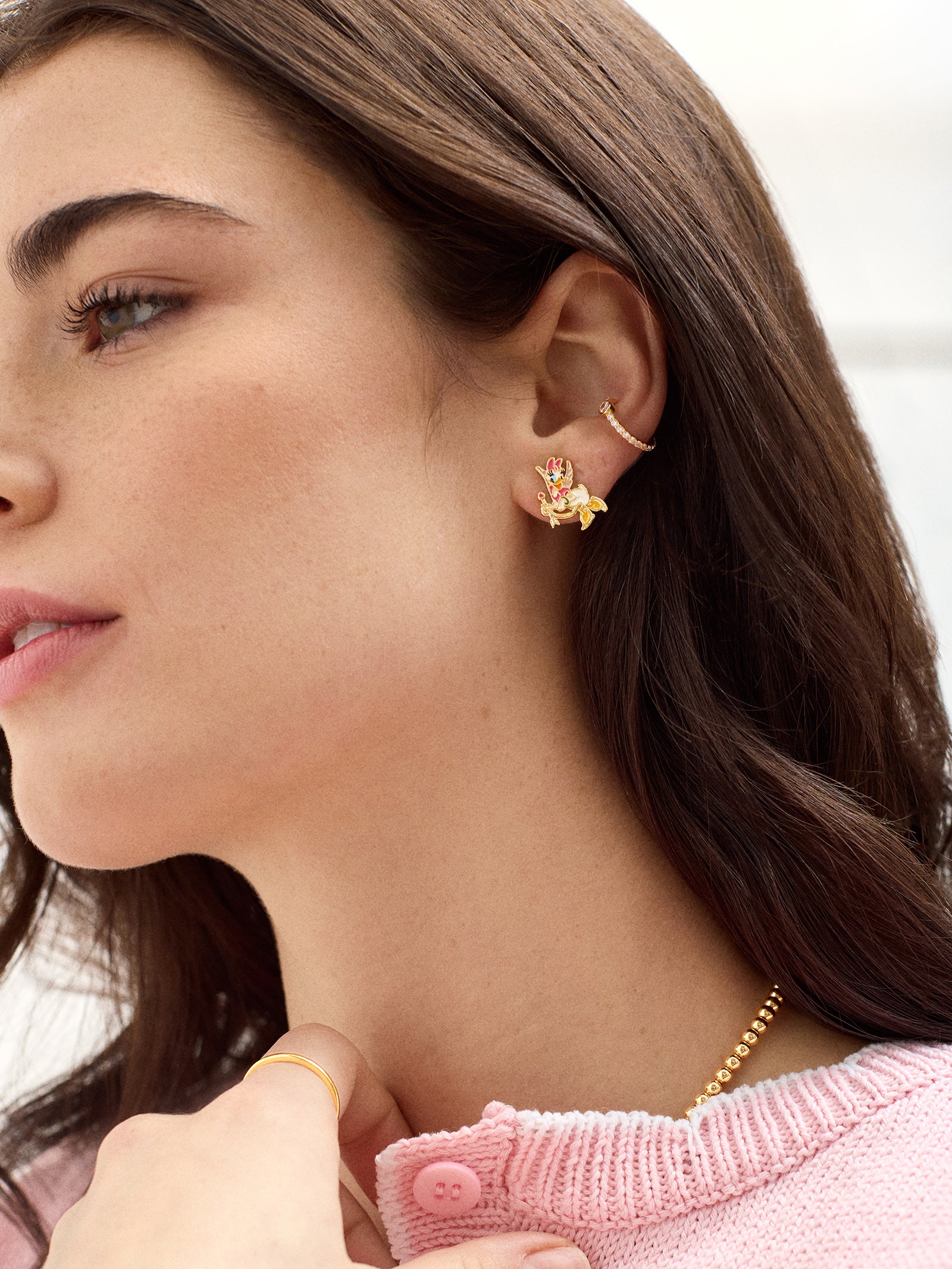Disney Cupid Earrings - Daisy Duck - Image 2