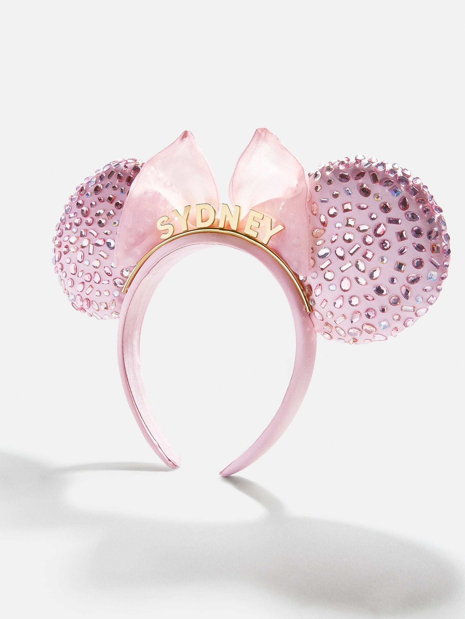 Disney Minnie Mouse Soft Pink Custom Ears Headband - Custom Soft Pink Minnie Mouse Ears - Image 4