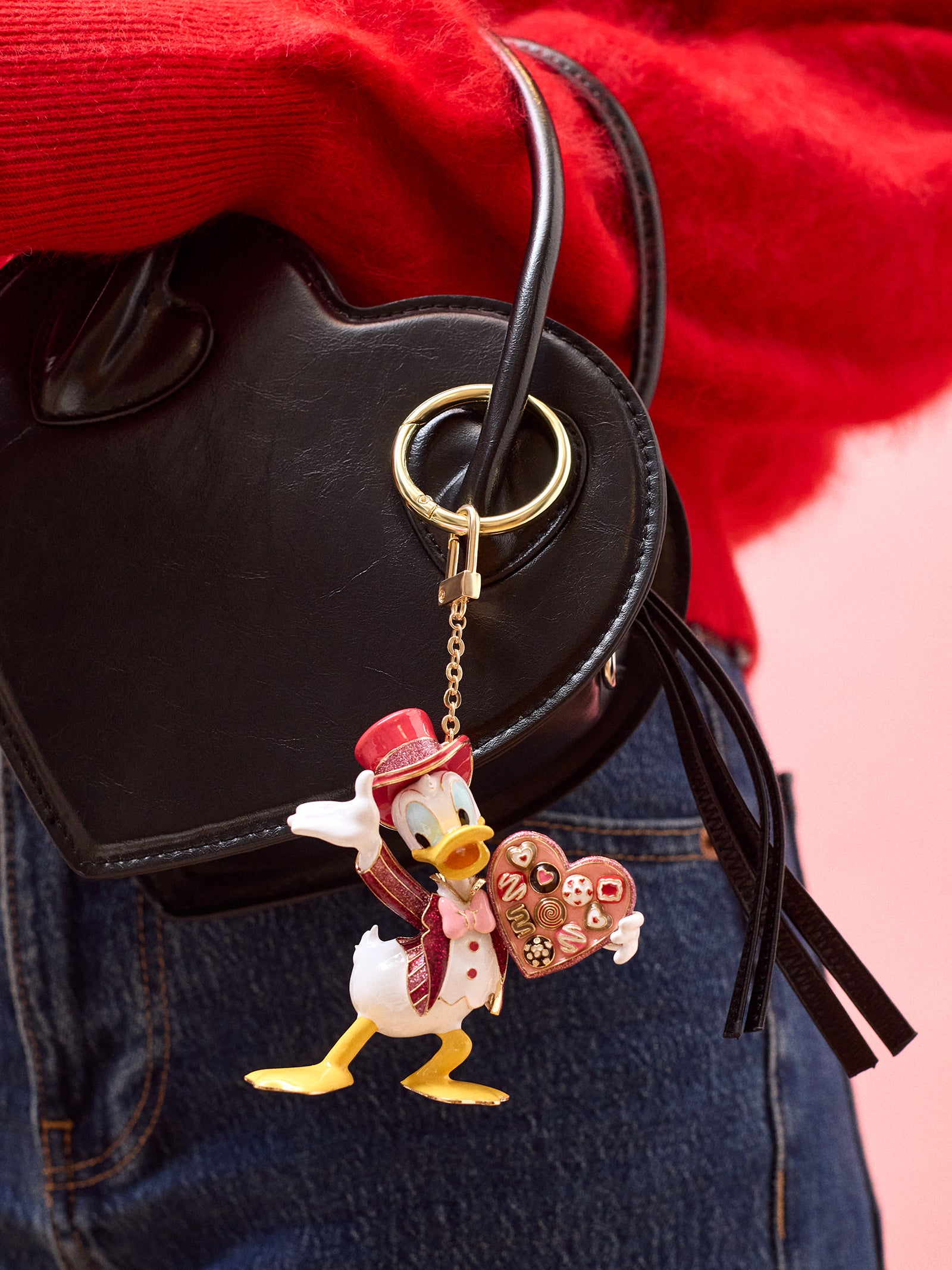 Disney Valentine's Day Bag Charm - Donald Duck - Image 2
