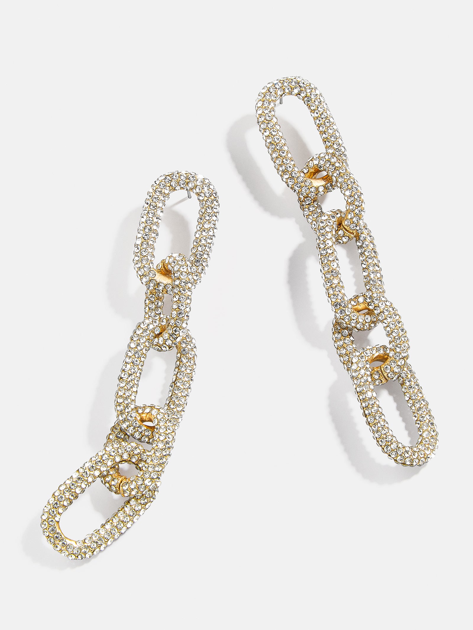 Nova Statement Earrings - Gold/Pav??