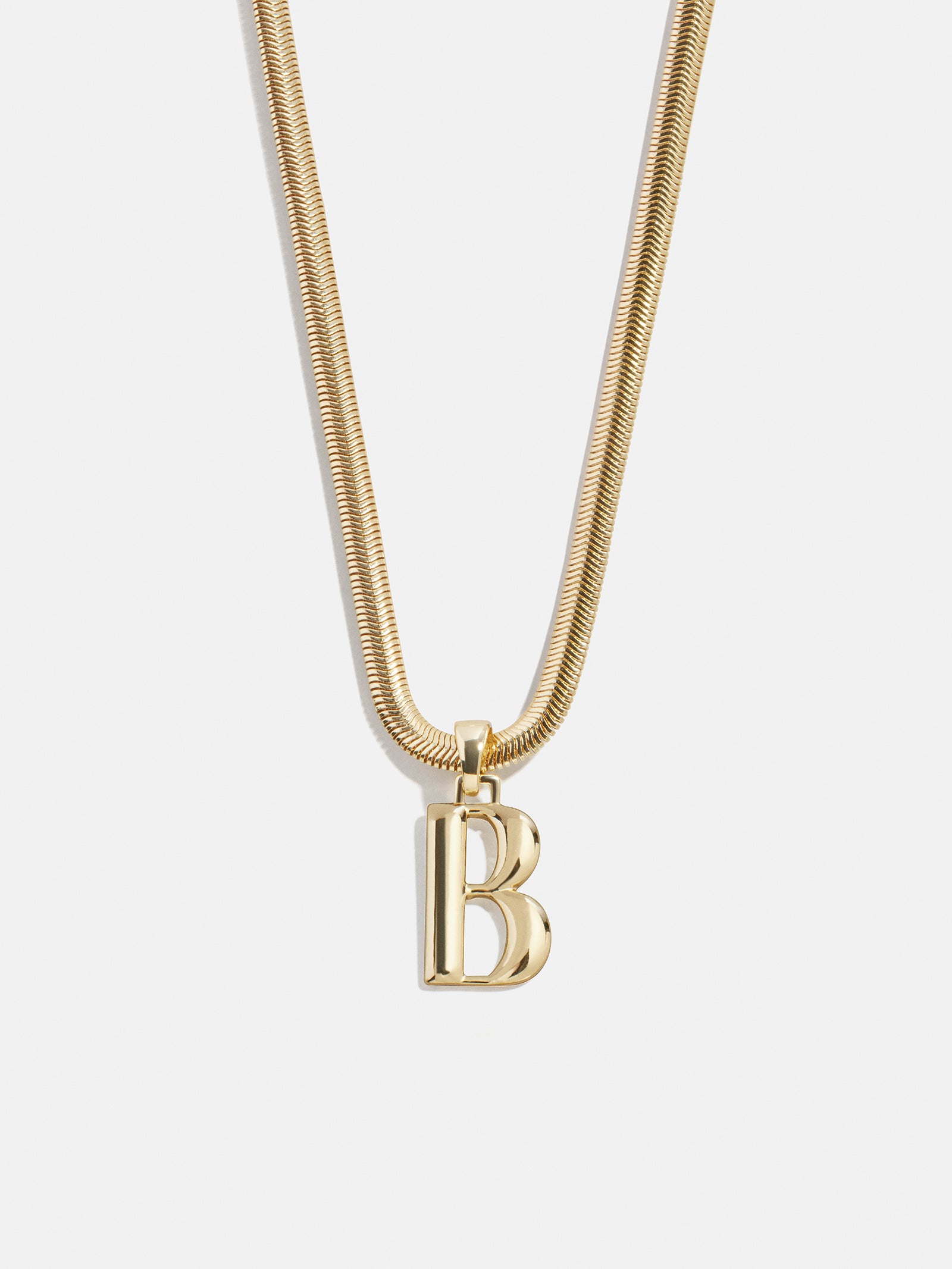 Gia Initial Necklace - Gold - Image 4