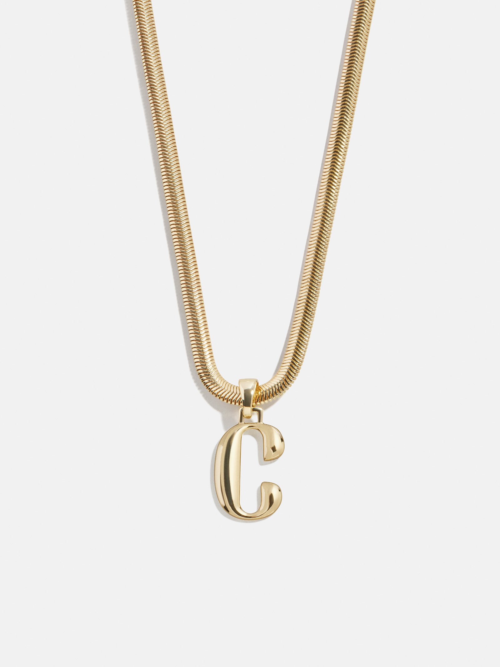 Gia Initial Necklace - Gold - Image 5