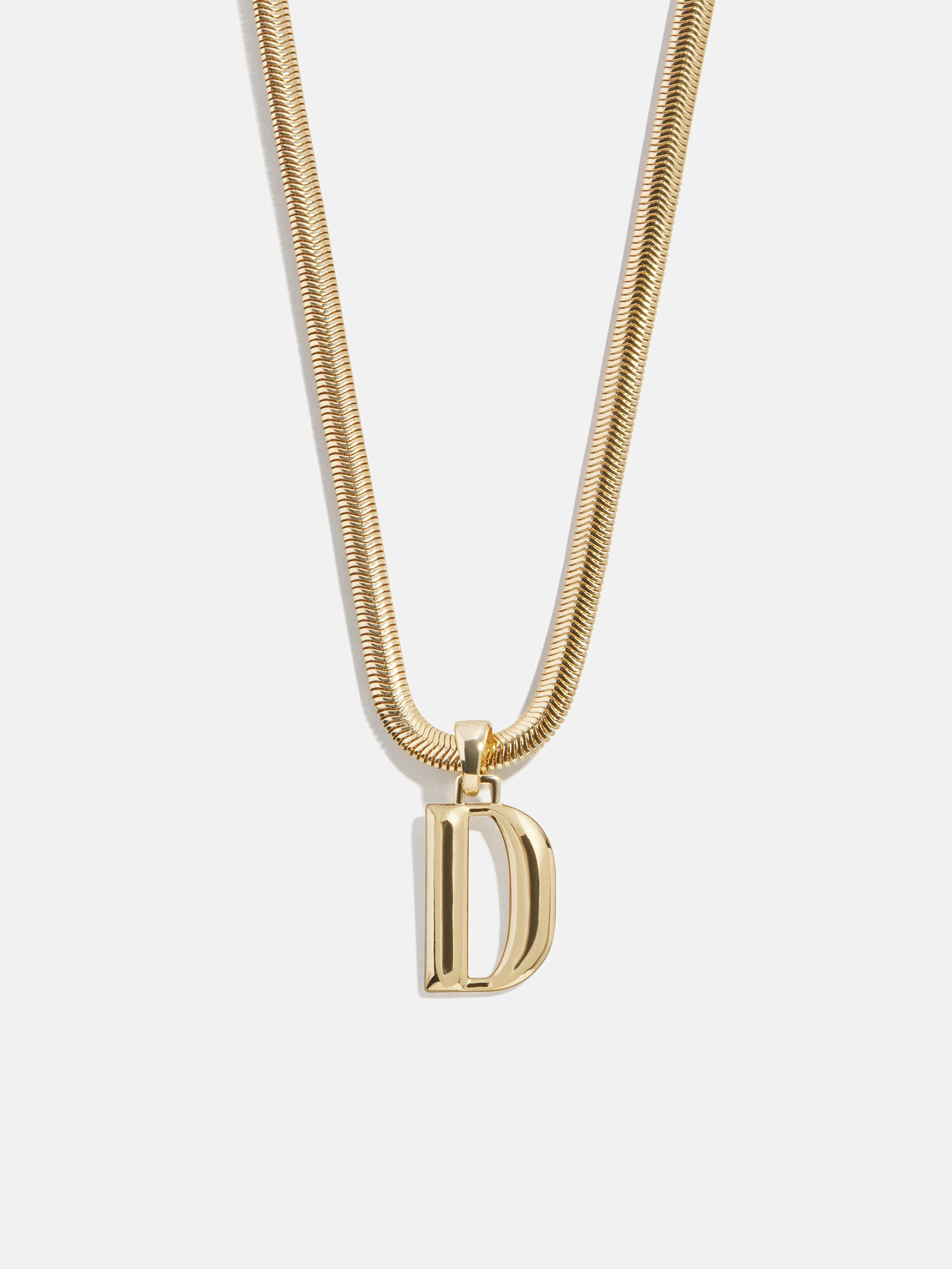 Gia Initial Necklace - Gold - Image 6