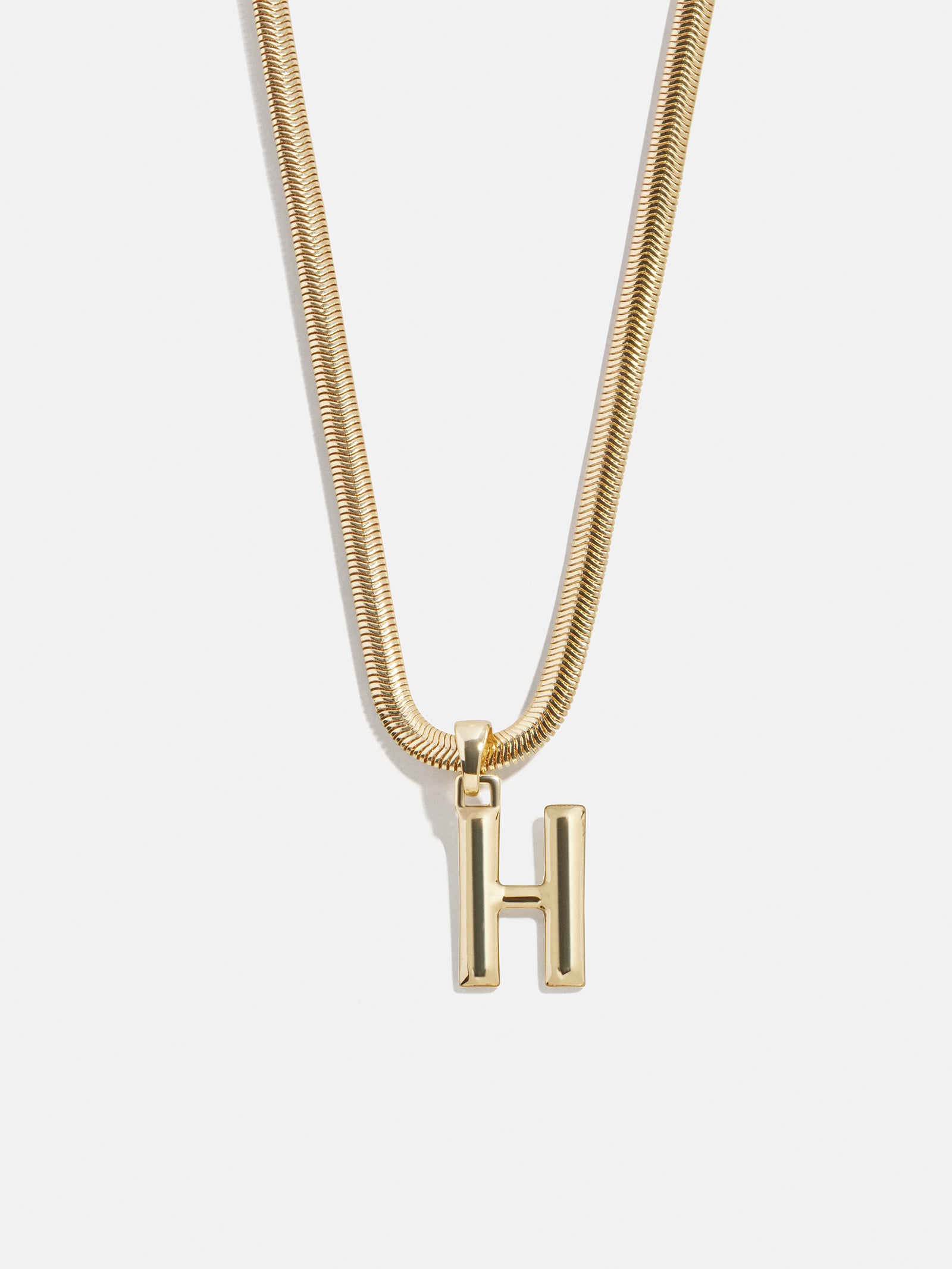 Gia Initial Necklace - Gold - Image 10