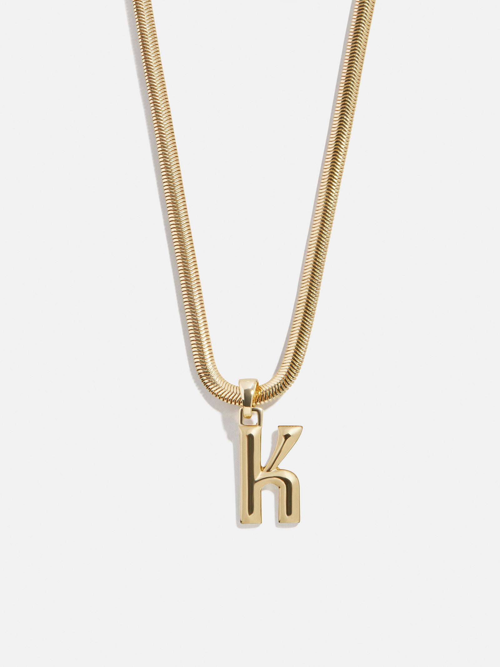 Gia Initial Necklace - Gold - Image 13