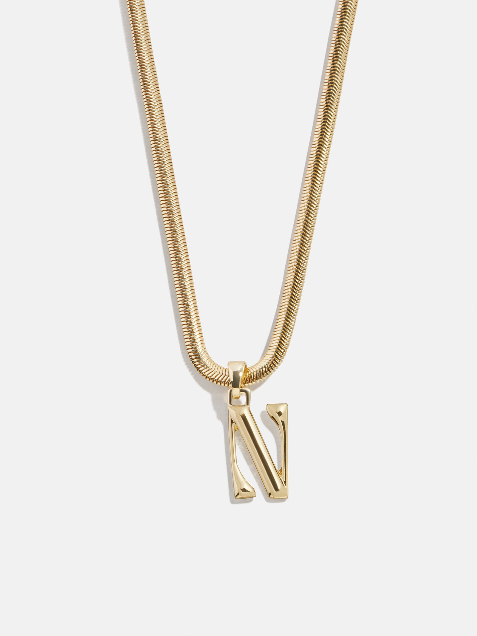 Gia Initial Necklace - Gold - Image 16