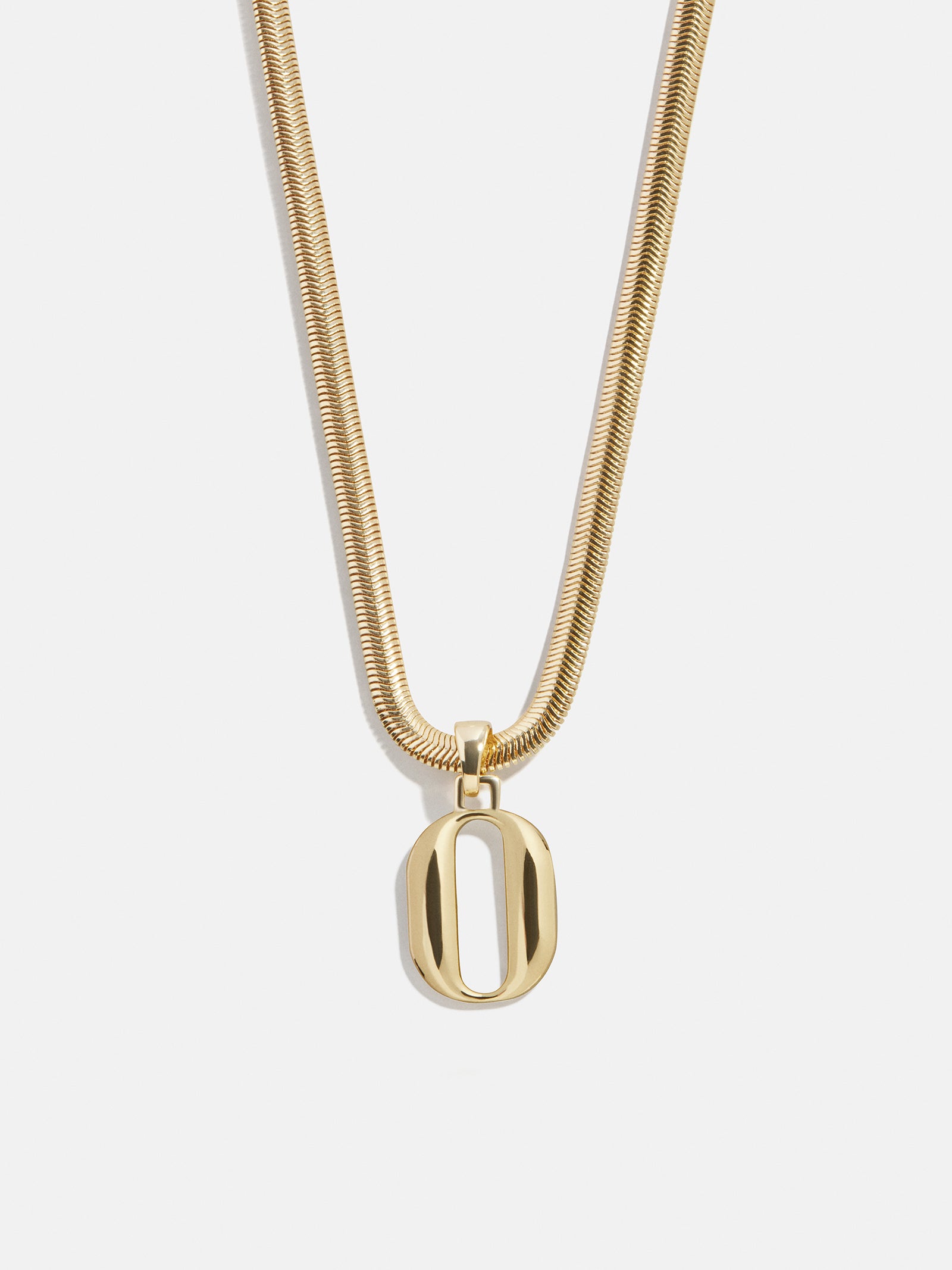 Gia Initial Necklace - Gold - Image 17