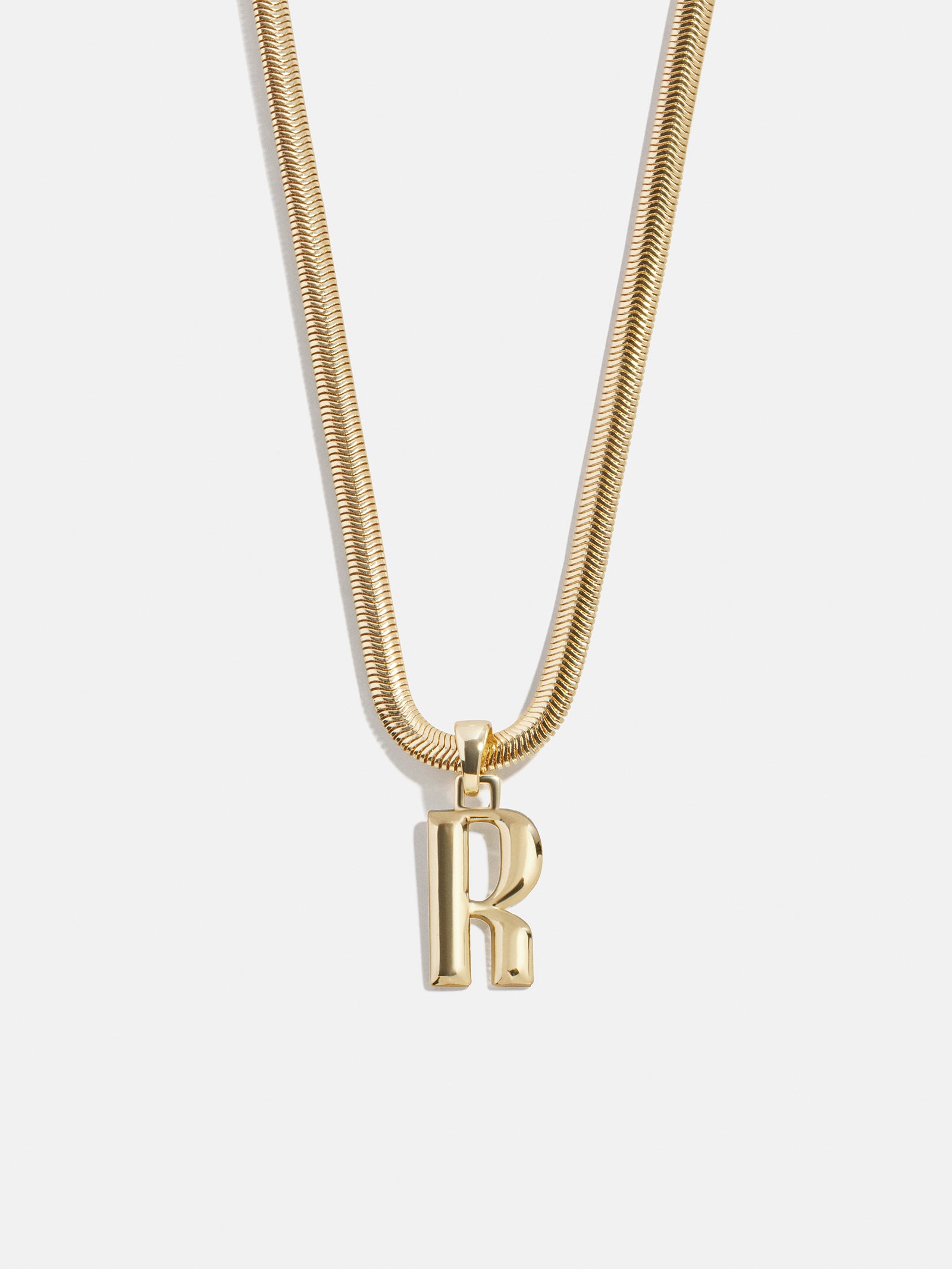 Gia Initial Necklace - Gold - Image 19