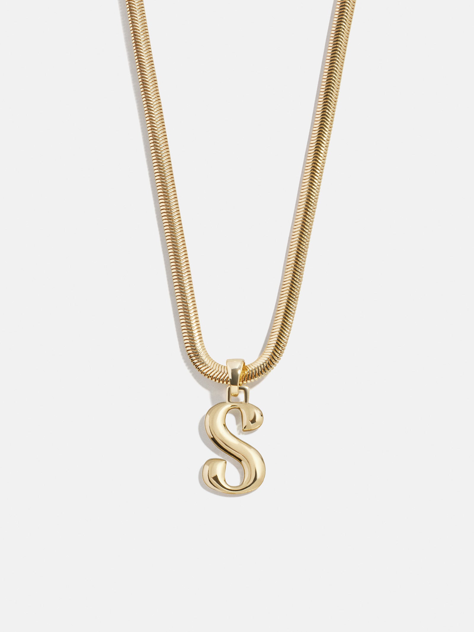 Gia Initial Necklace - Gold - Image 20