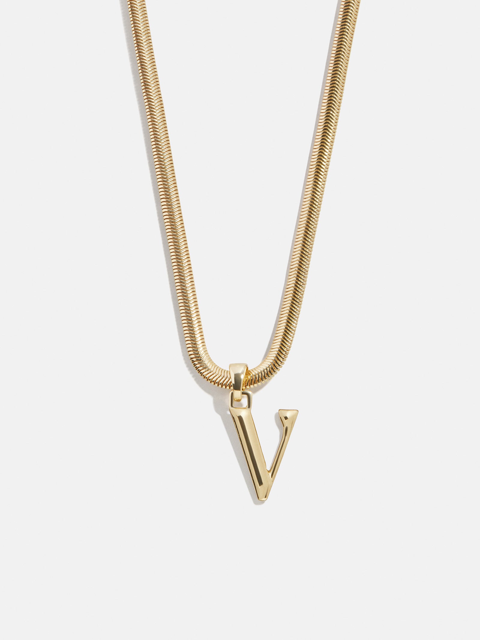 Gia Initial Necklace - Gold - Image 22