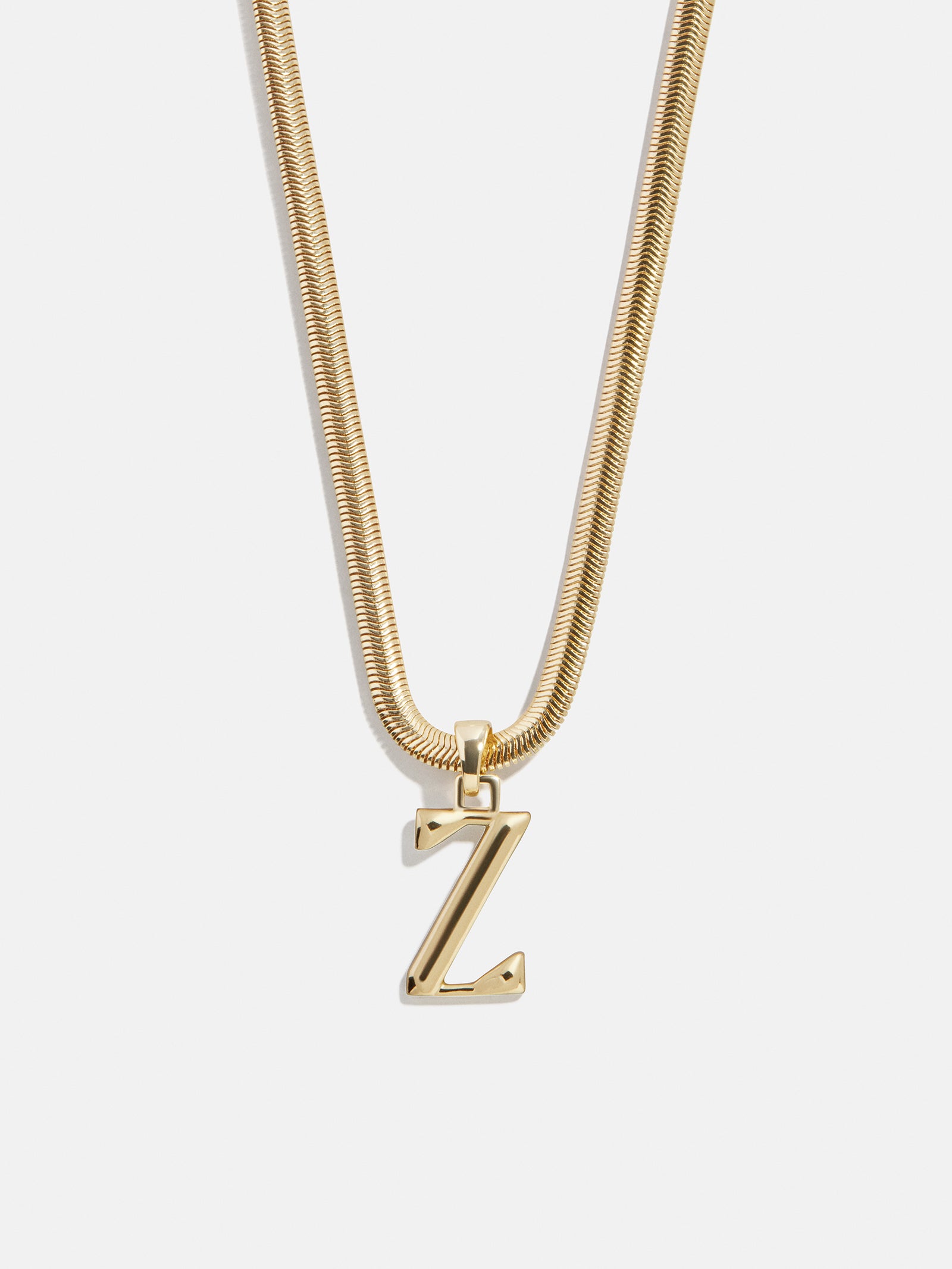 Gia Initial Necklace - Gold - Image 24
