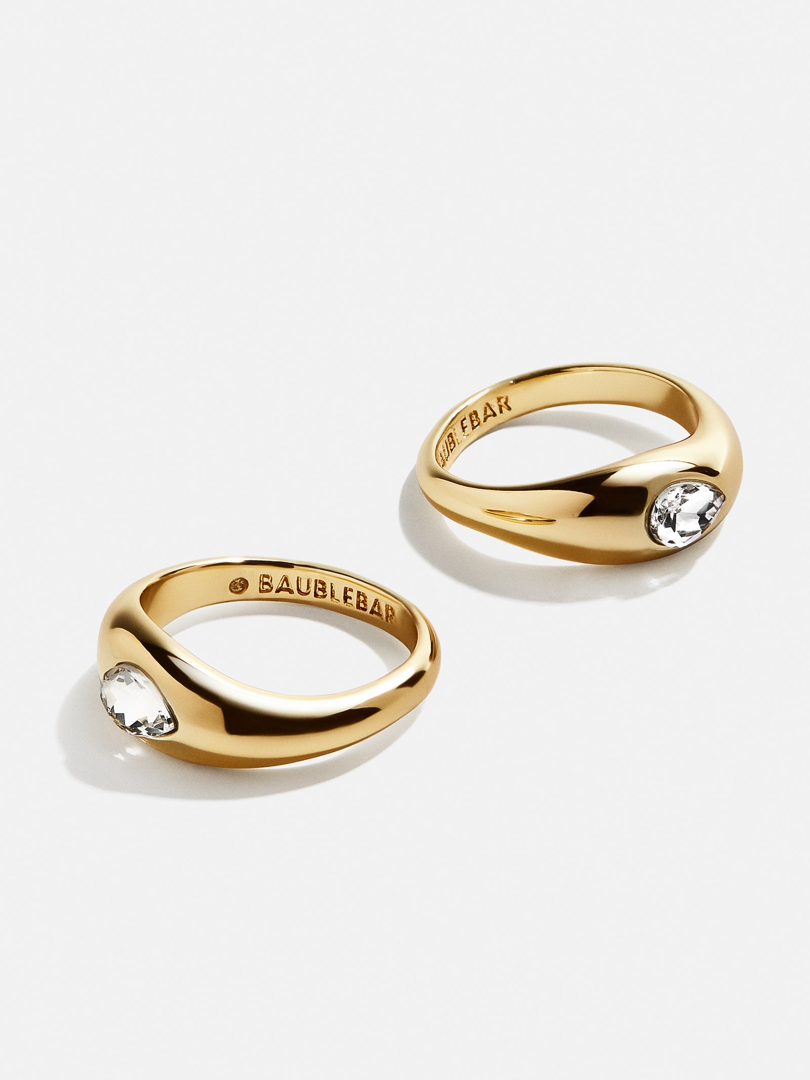 Vanessa Ring Set - Gold/Pav?? - Image 3