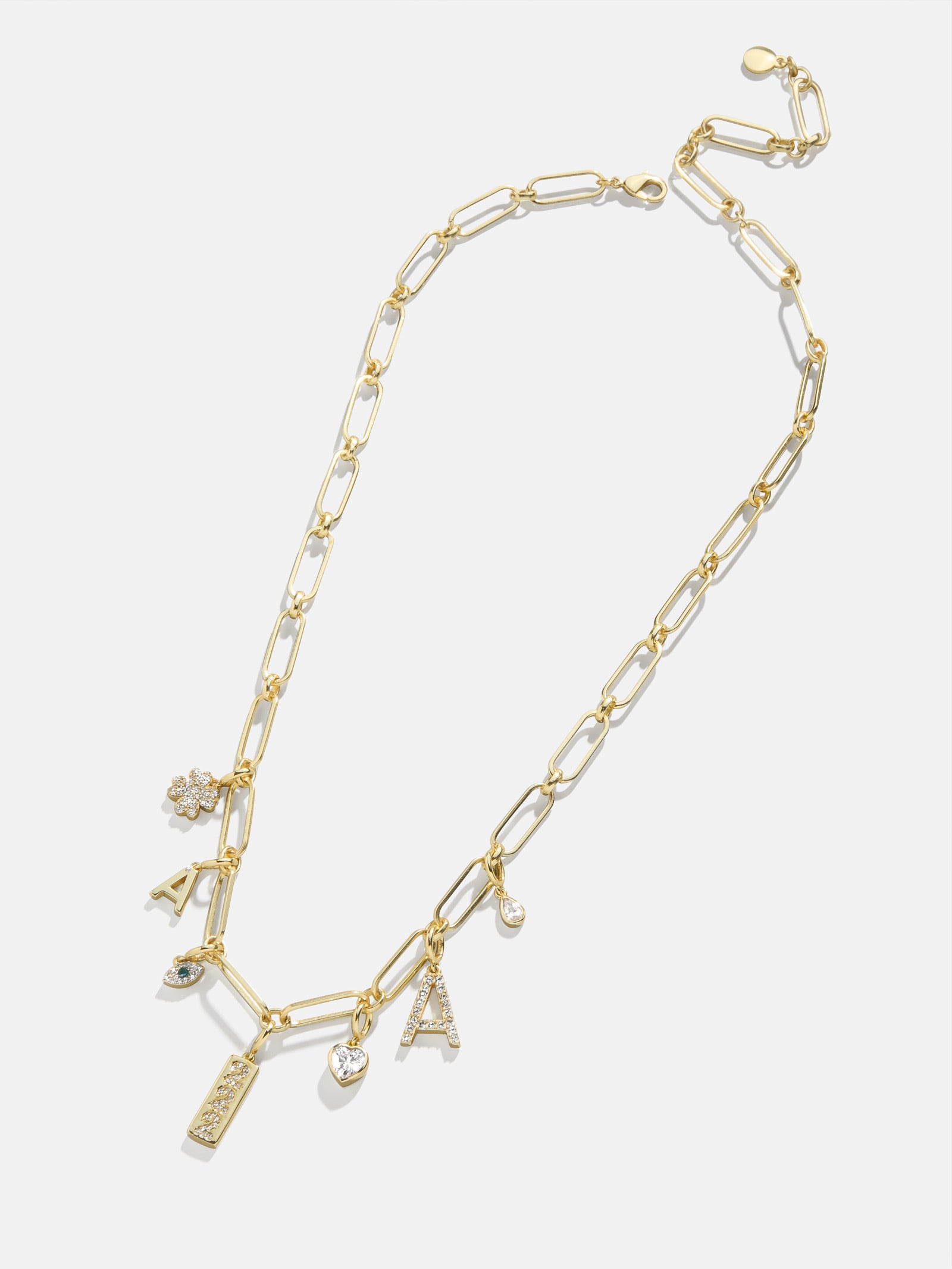 Spaced Custom Charm Necklace - Spaced Charm Necklace - Image 5